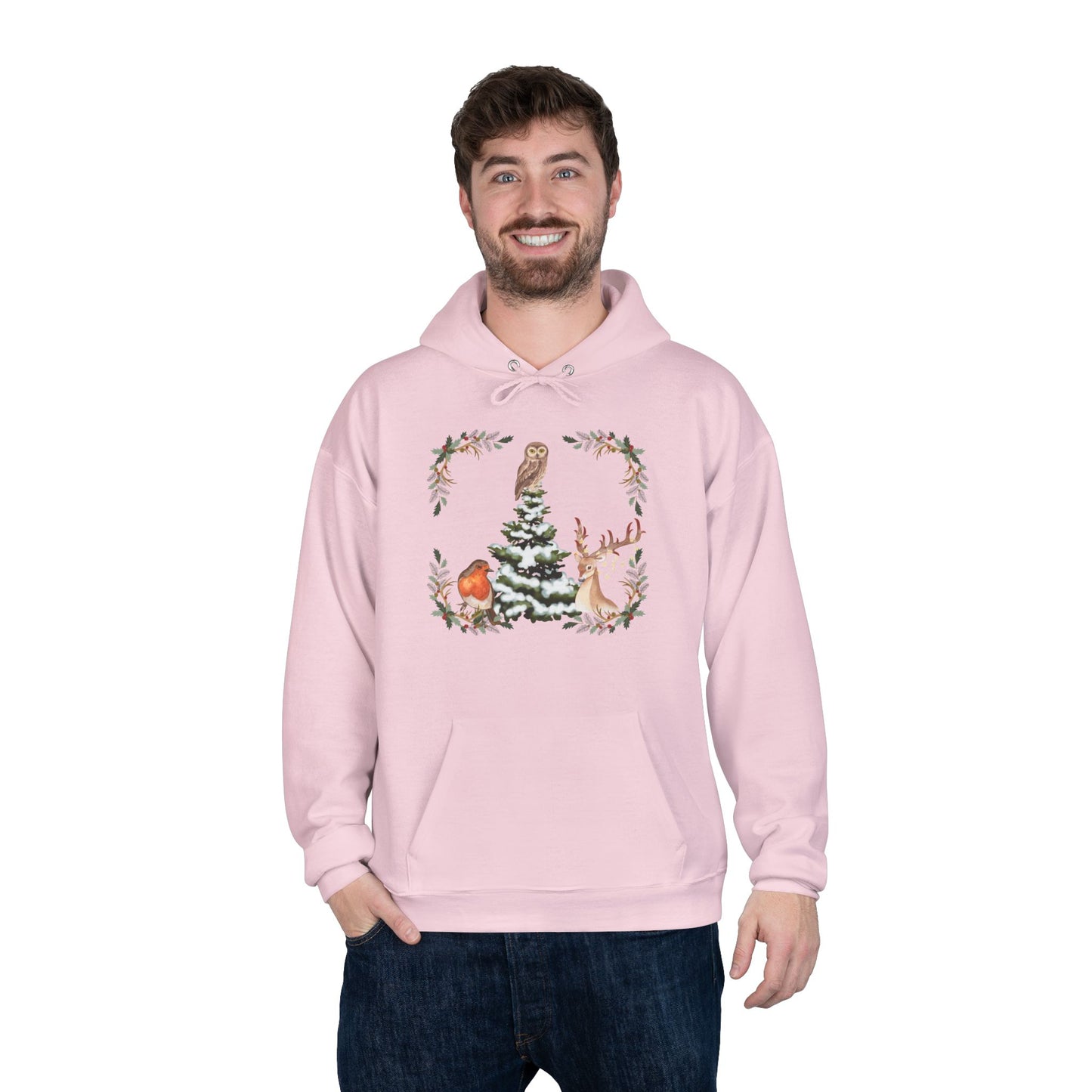 Winter Tree - Adult Unisex EcoSmart® Pullover Hoodie Sweatshirt
