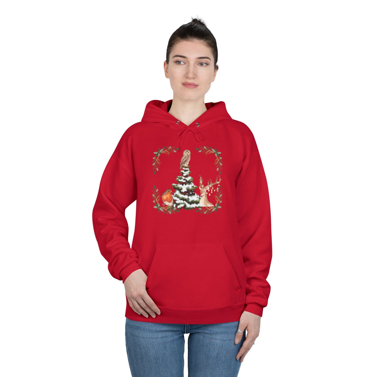Winter Tree - Adult Unisex EcoSmart® Pullover Hoodie Sweatshirt