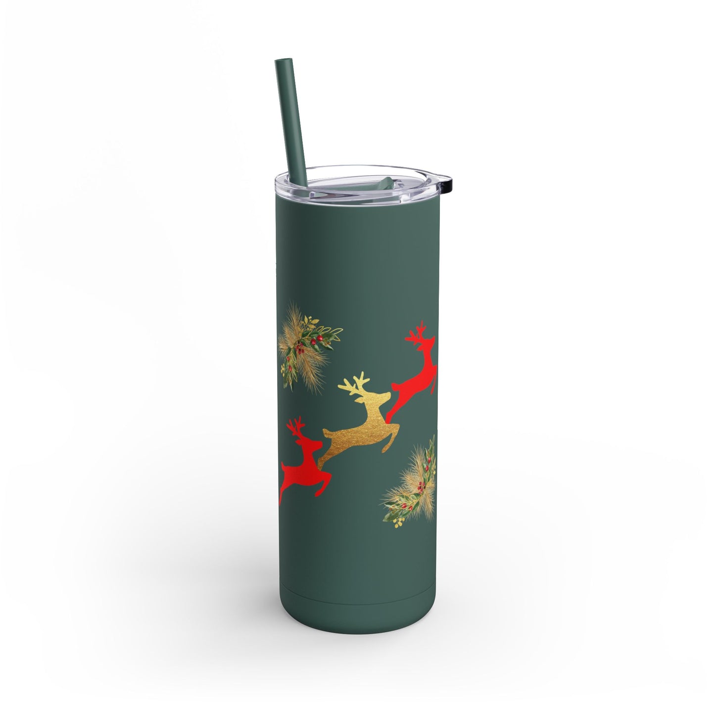 Reindeer Fun - Maars Maker Skinny Matte Tumbler, 20oz
