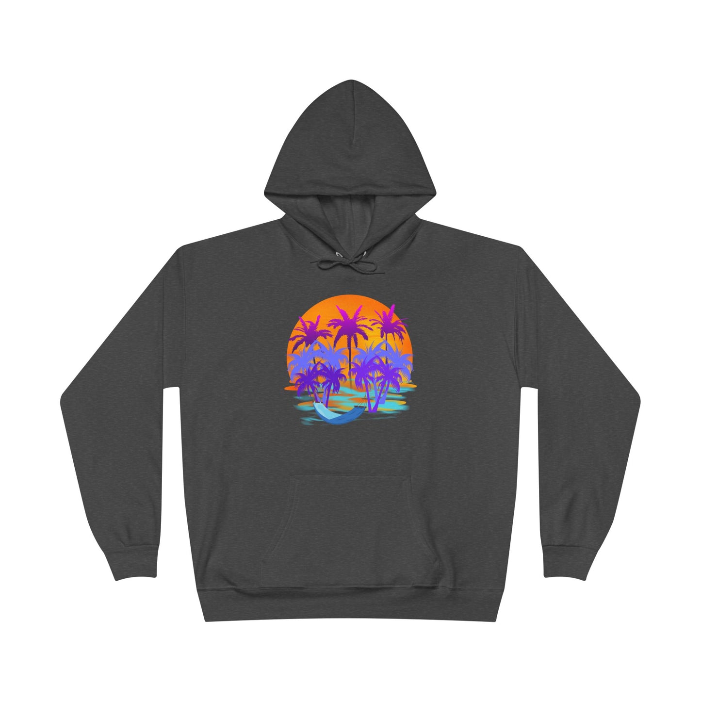 Tropical Paradise - Adult Unisex EcoSmart® Pullover Hoodie Sweatshirt