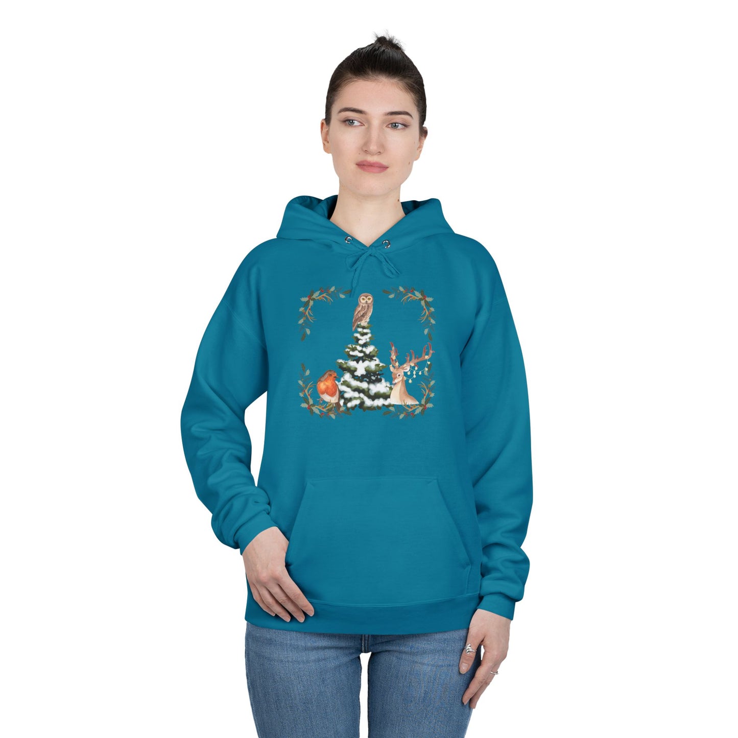Winter Tree - Adult Unisex EcoSmart® Pullover Hoodie Sweatshirt