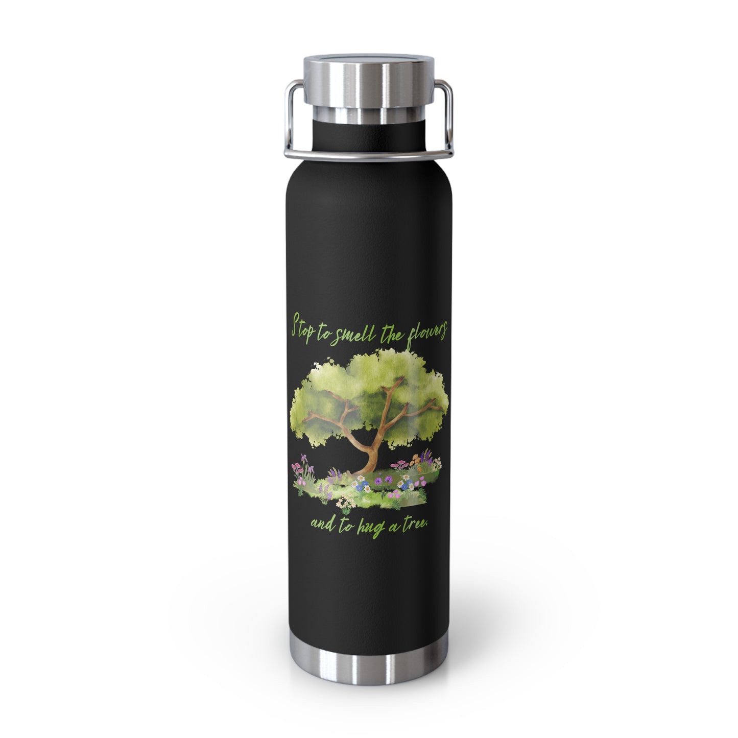 Hug A Tree - Copper Vacuum Insulated Bottle, 22oz