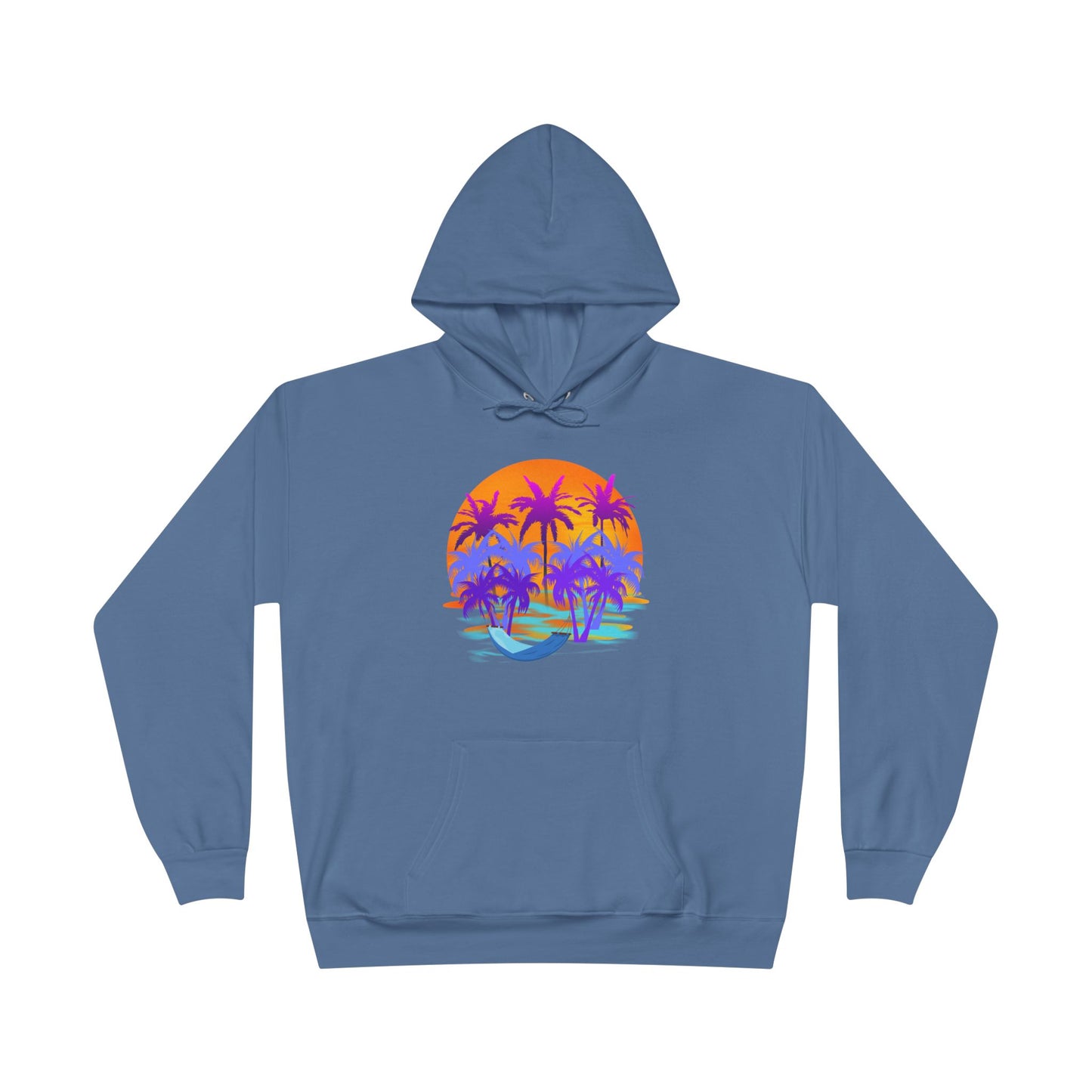 Tropical Paradise - Adult Unisex EcoSmart® Pullover Hoodie Sweatshirt