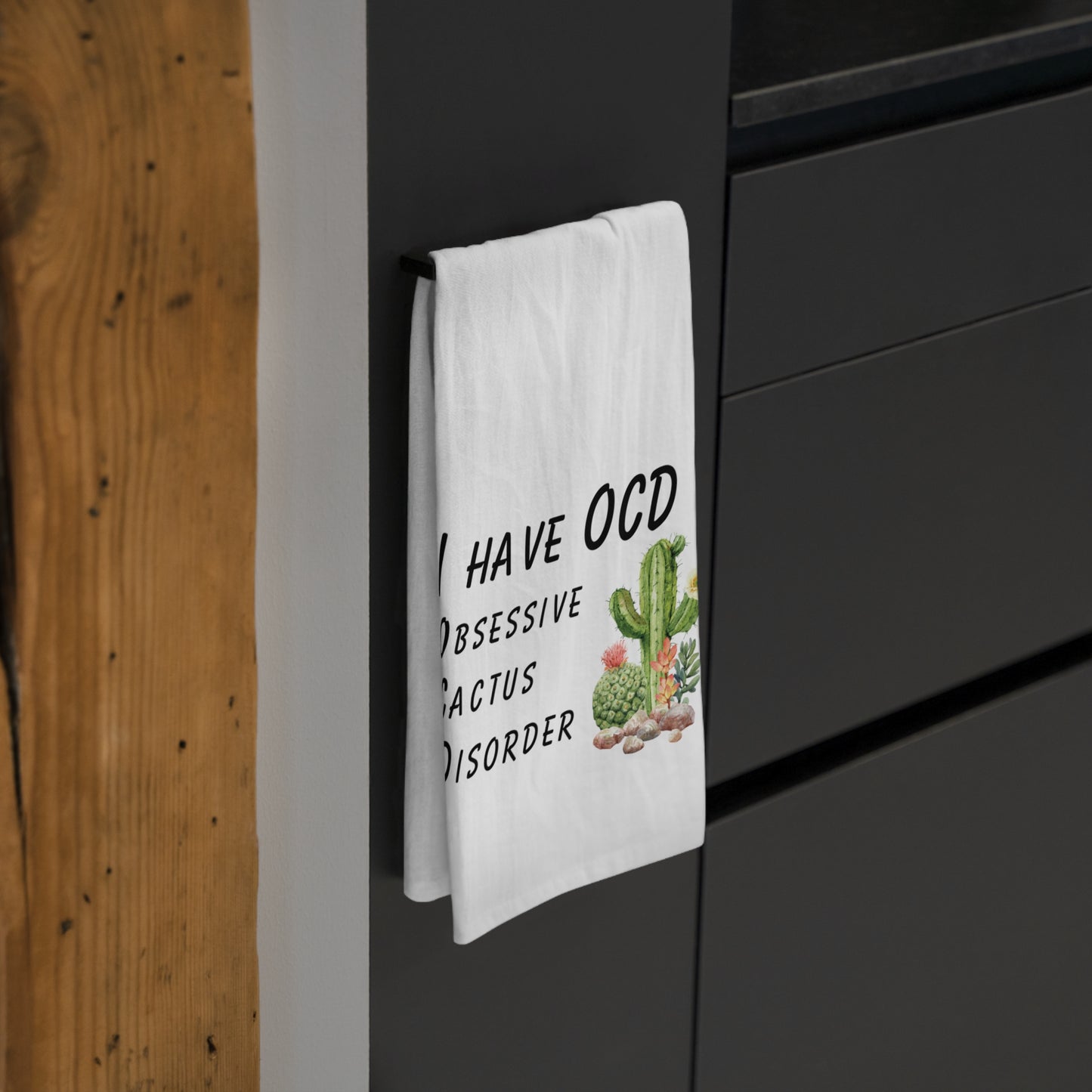 OCD Cactus - Tea Towel