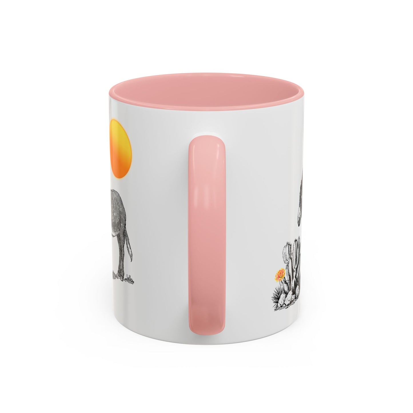 Desert Donkey - Accent Coffee Mug (11, 15oz)