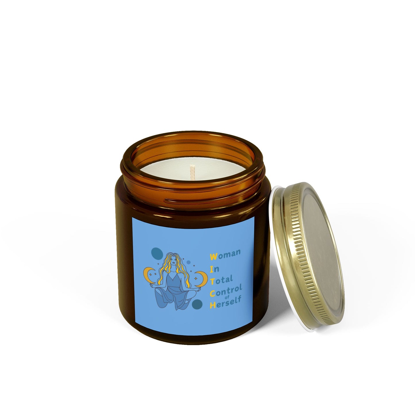 Witch - Scented Coconut Apricot Candles (4oz, 9oz)