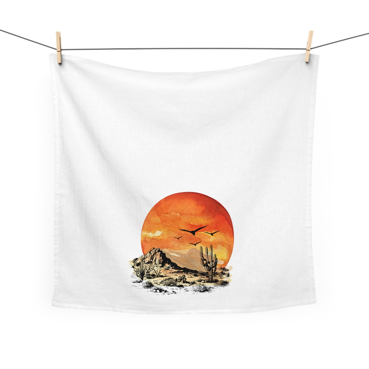 Desert Sun - Tea Towel