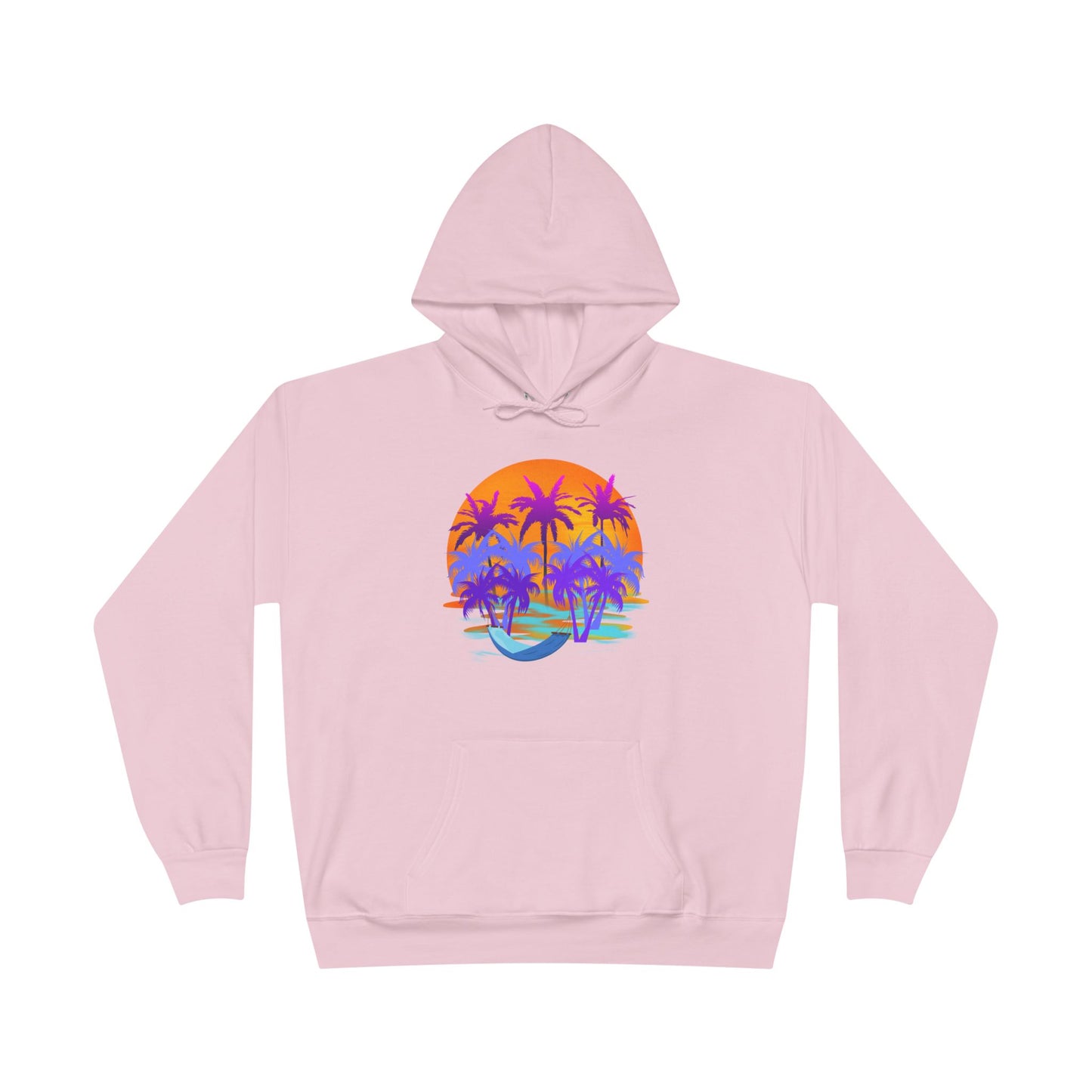 Tropical Paradise - Adult Unisex EcoSmart® Pullover Hoodie Sweatshirt