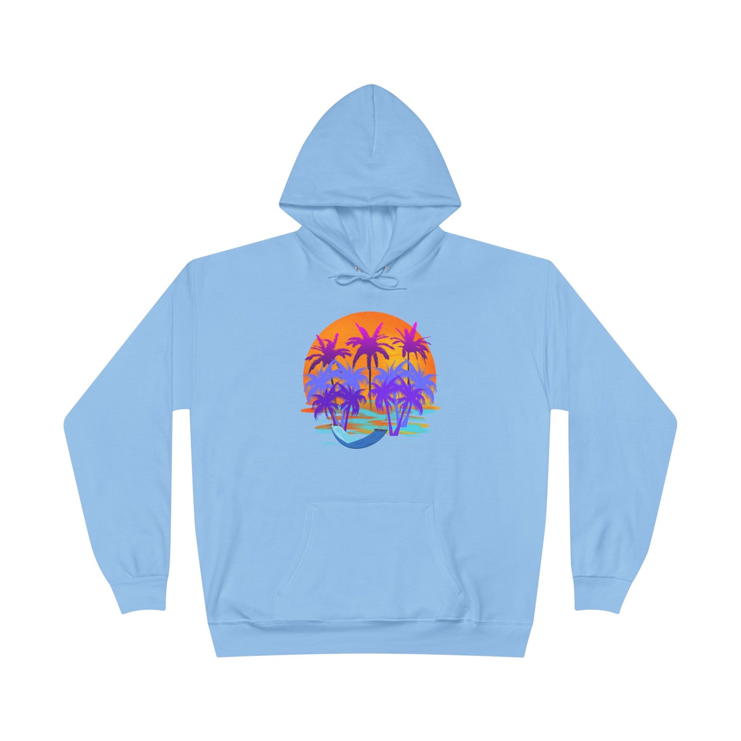Tropical Paradise - Adult Unisex EcoSmart® Pullover Hoodie Sweatshirt