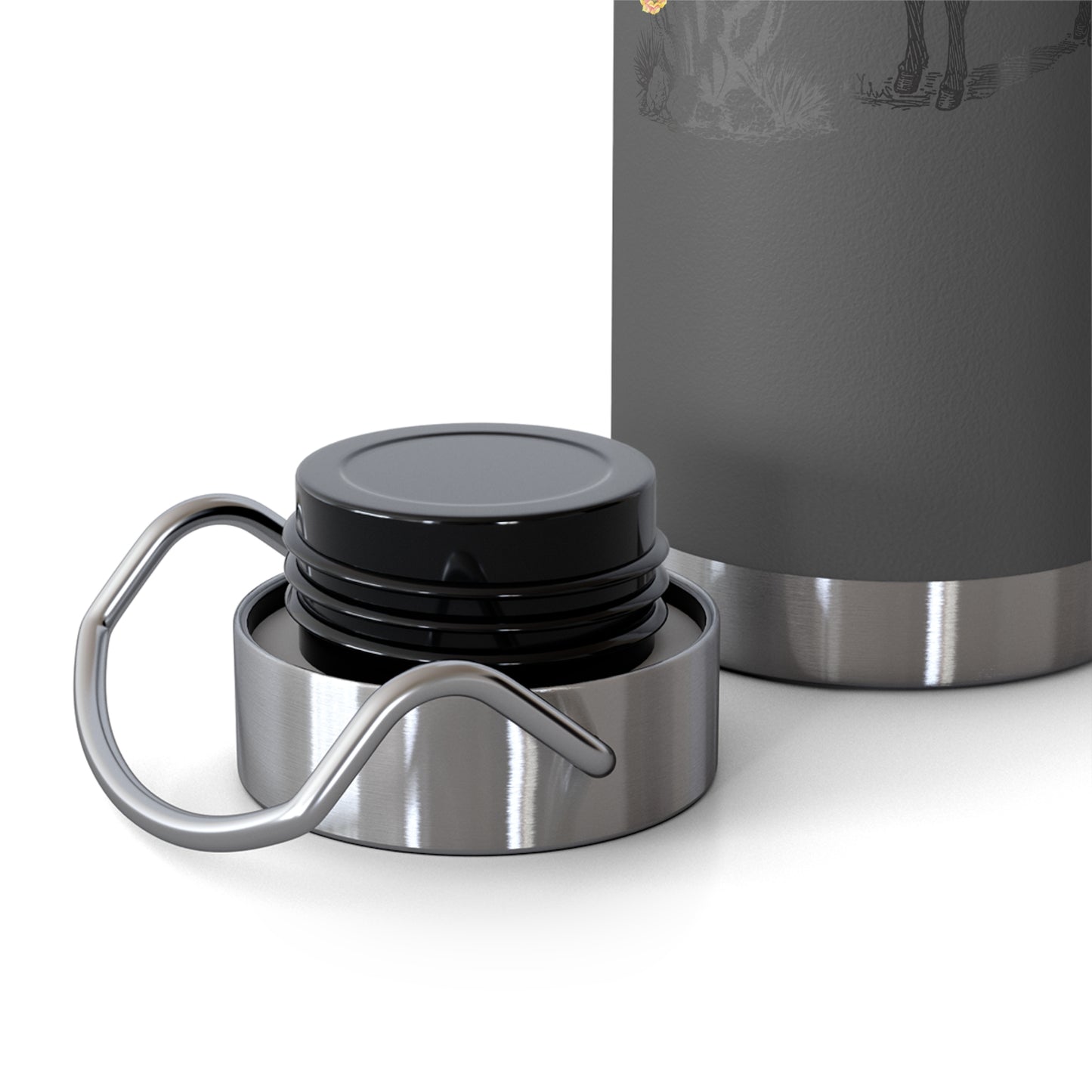 Desert Donkey - Copper Vacuum Insulated Bottle, 22oz