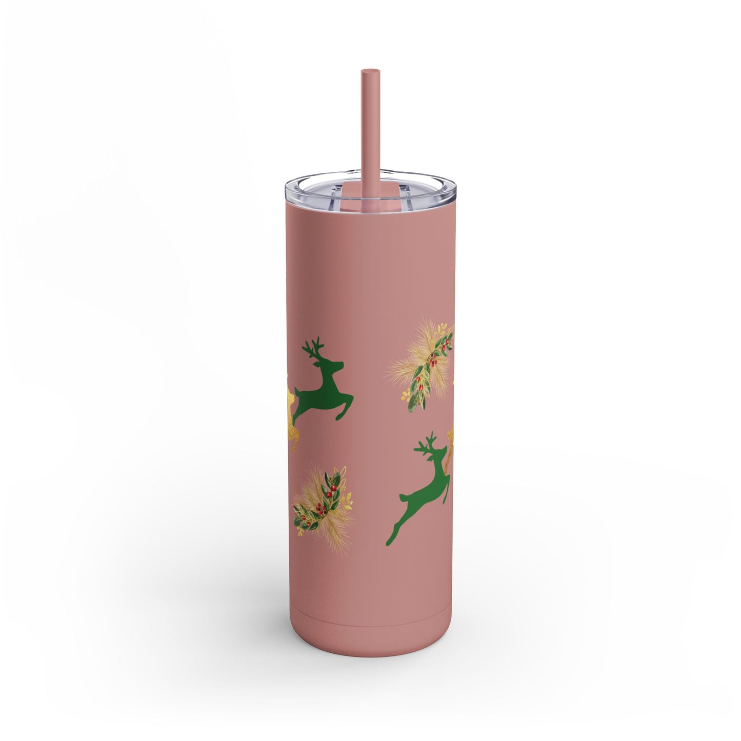 Reindeer Fun - Maars Maker Skinny Matte Tumbler, 20oz
