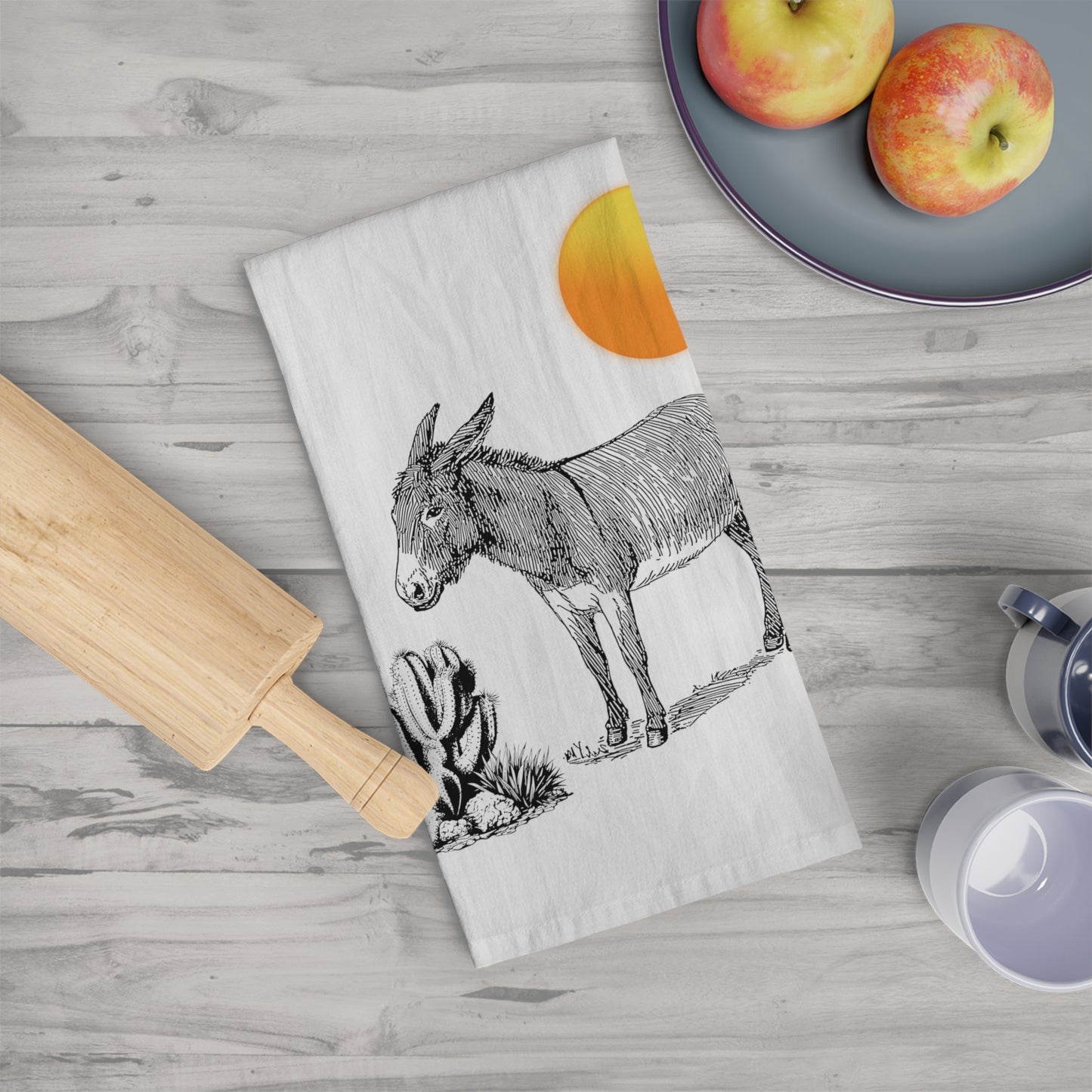 Desert Donkey - Tea Towel