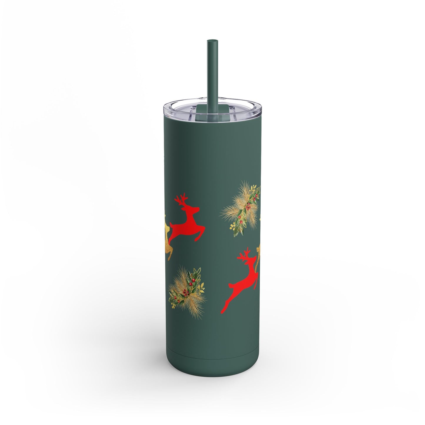 Reindeer Fun - Maars Maker Skinny Matte Tumbler, 20oz