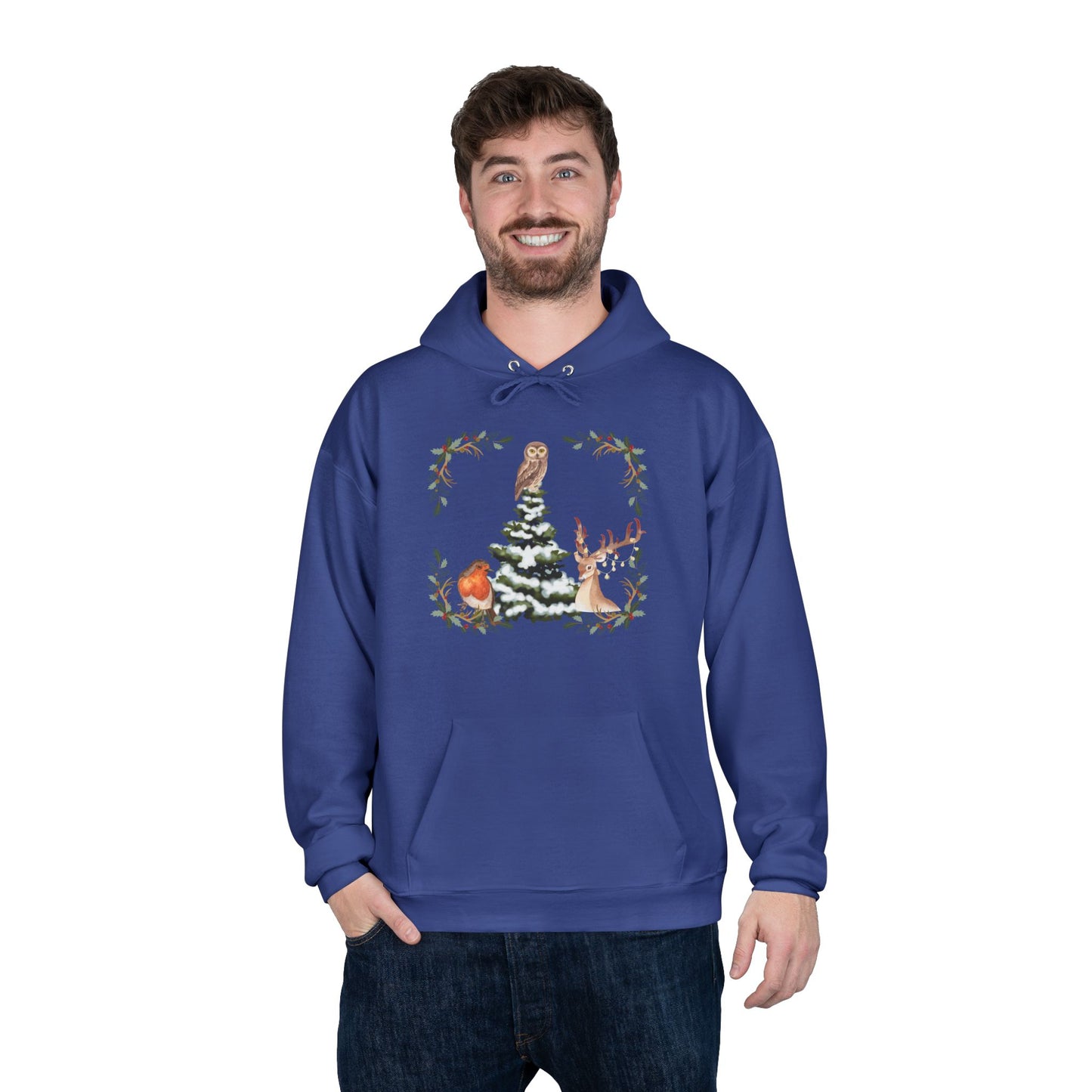 Winter Tree - Adult Unisex EcoSmart® Pullover Hoodie Sweatshirt