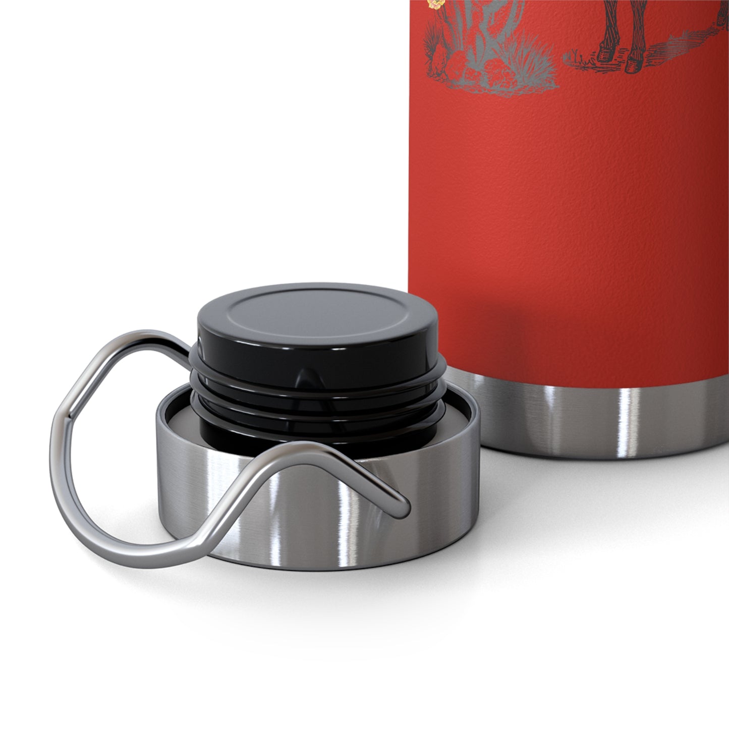 Desert Donkey - Copper Vacuum Insulated Bottle, 22oz
