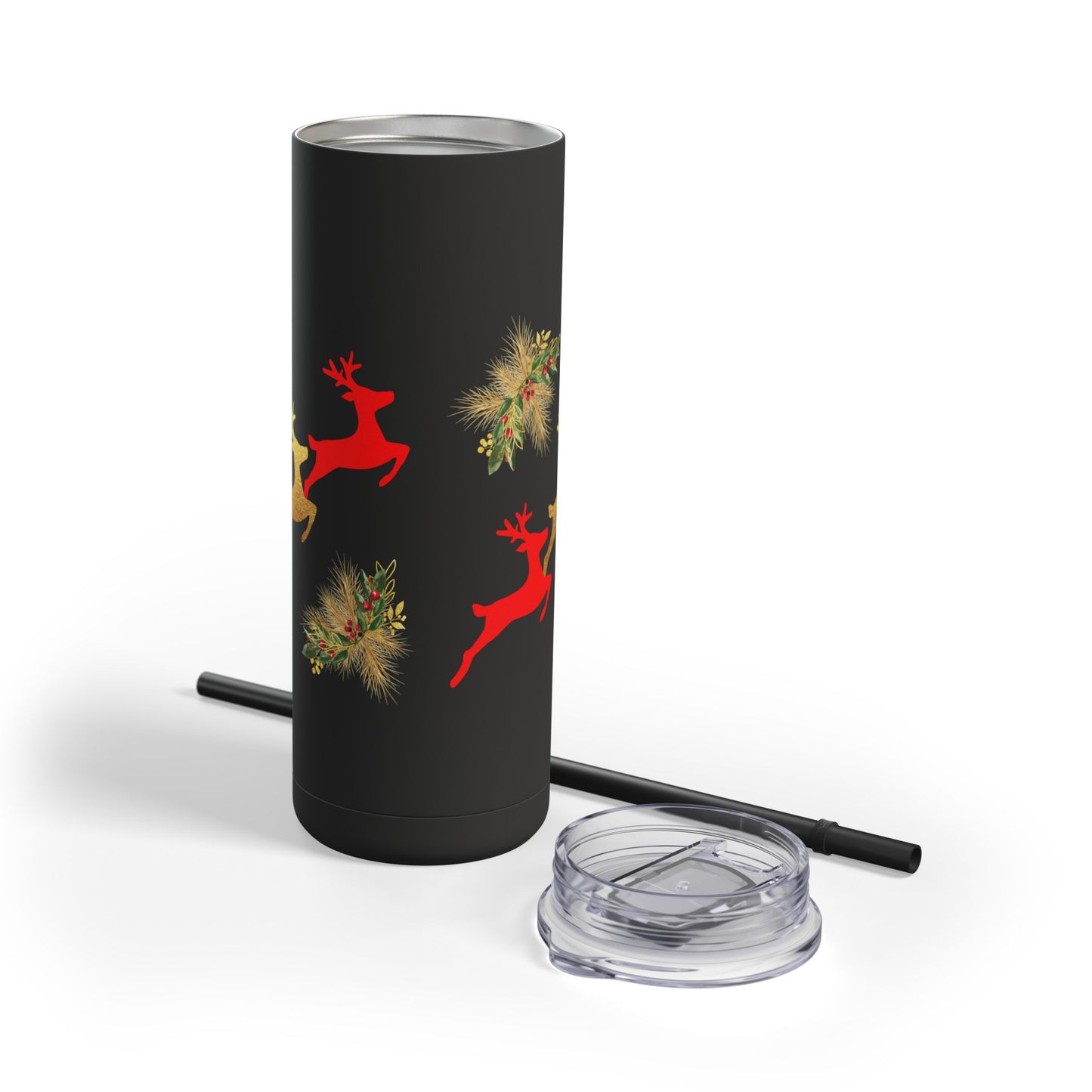Reindeer Fun - Maars Maker Skinny Matte Tumbler, 20oz