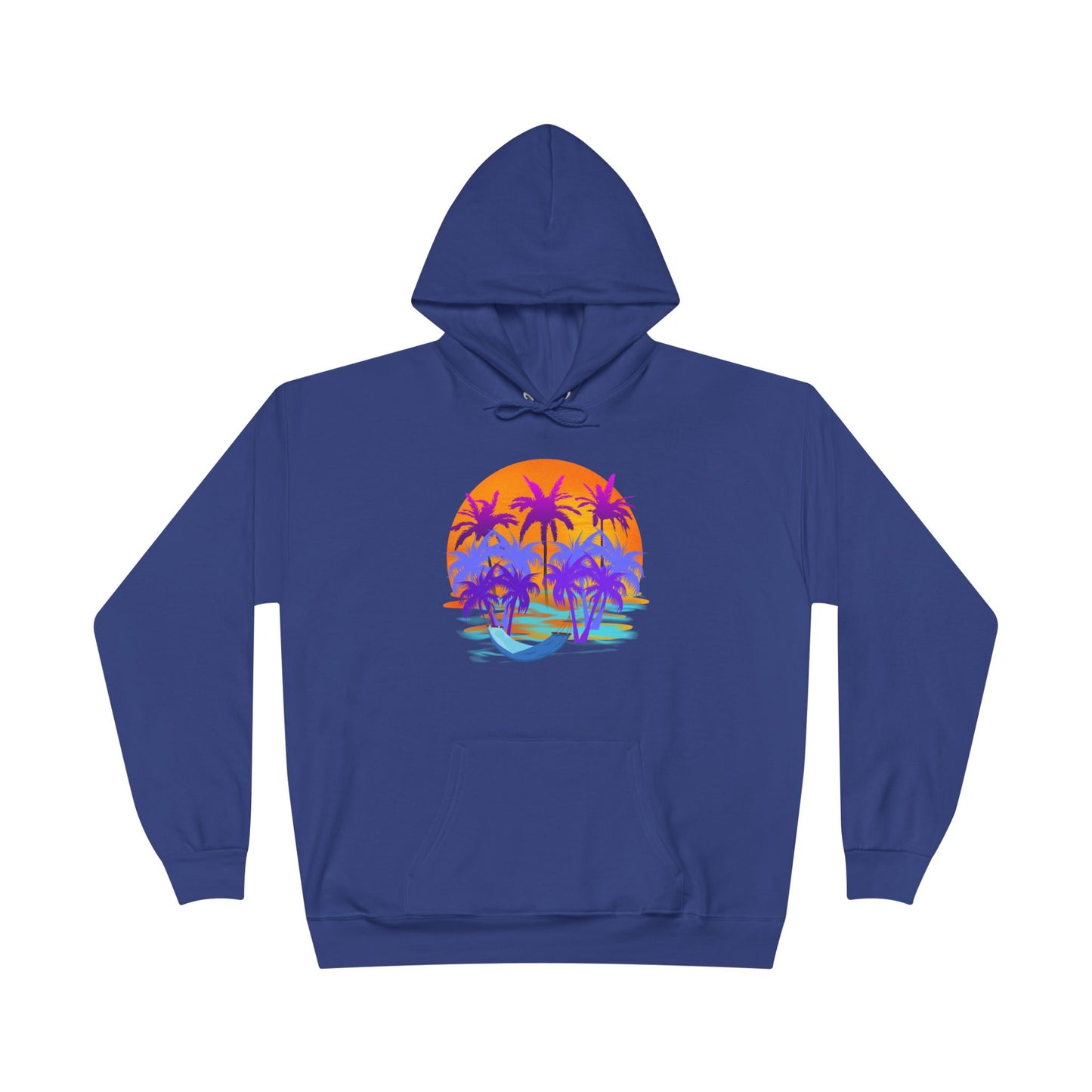 Tropical Paradise - Adult Unisex EcoSmart® Pullover Hoodie Sweatshirt