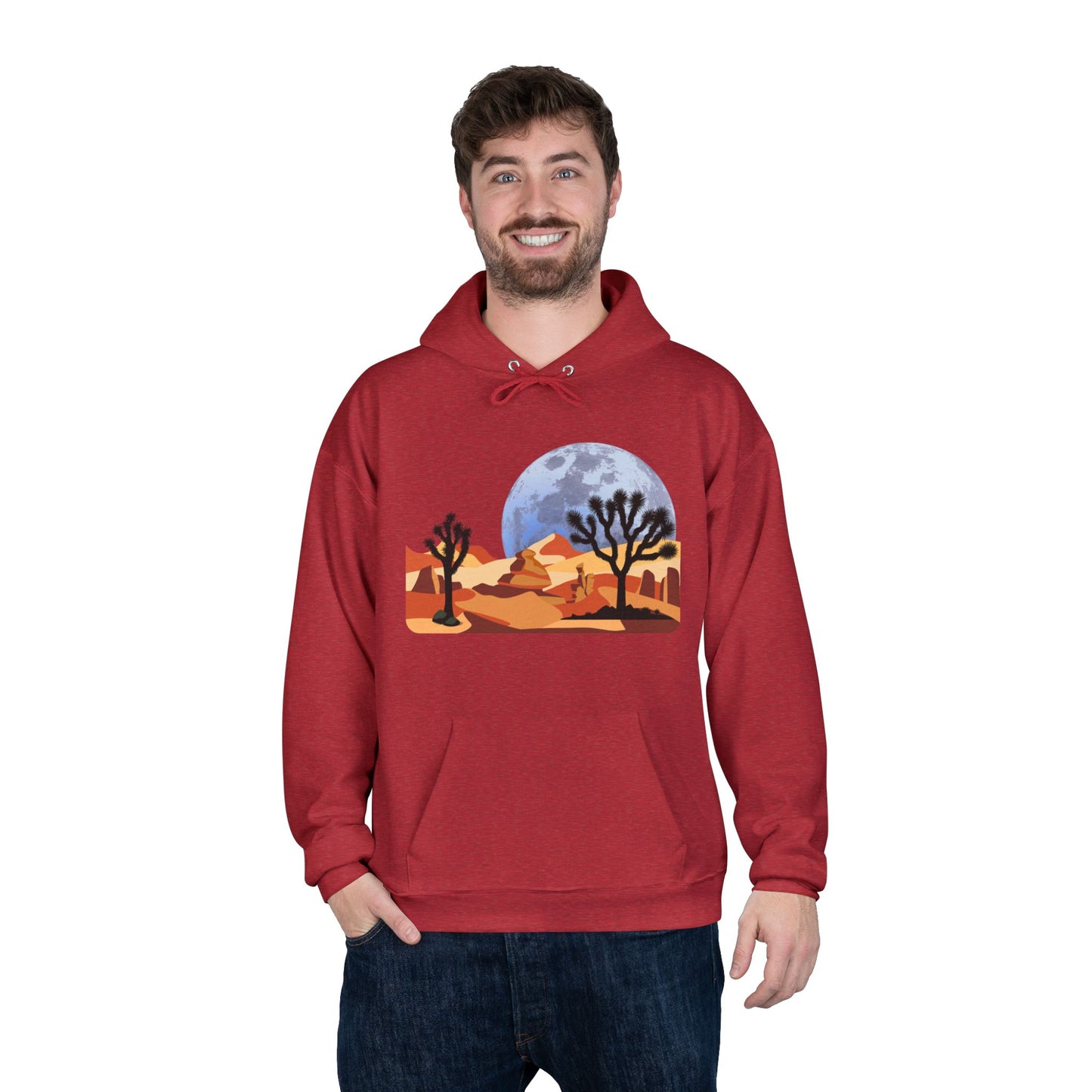 Desert Vibes - Adult Unisex EcoSmart® Pullover Hoodie Sweatshirt