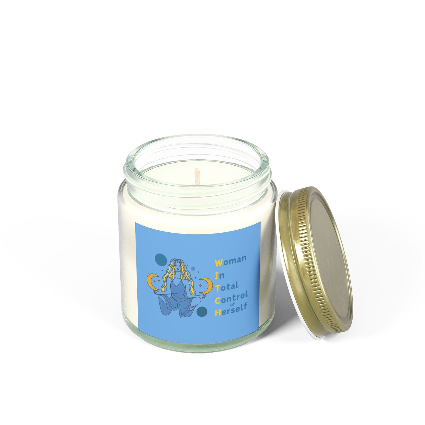 Witch - Scented Coconut Apricot Candles (4oz, 9oz)