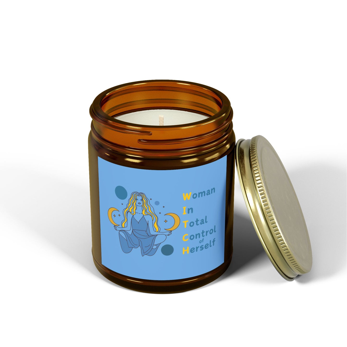 Witch - Scented Coconut Apricot Candles (4oz, 9oz)