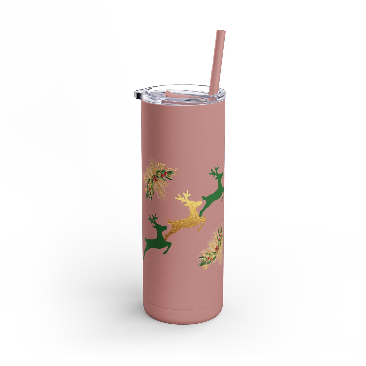 Reindeer Fun - Maars Maker Skinny Matte Tumbler, 20oz
