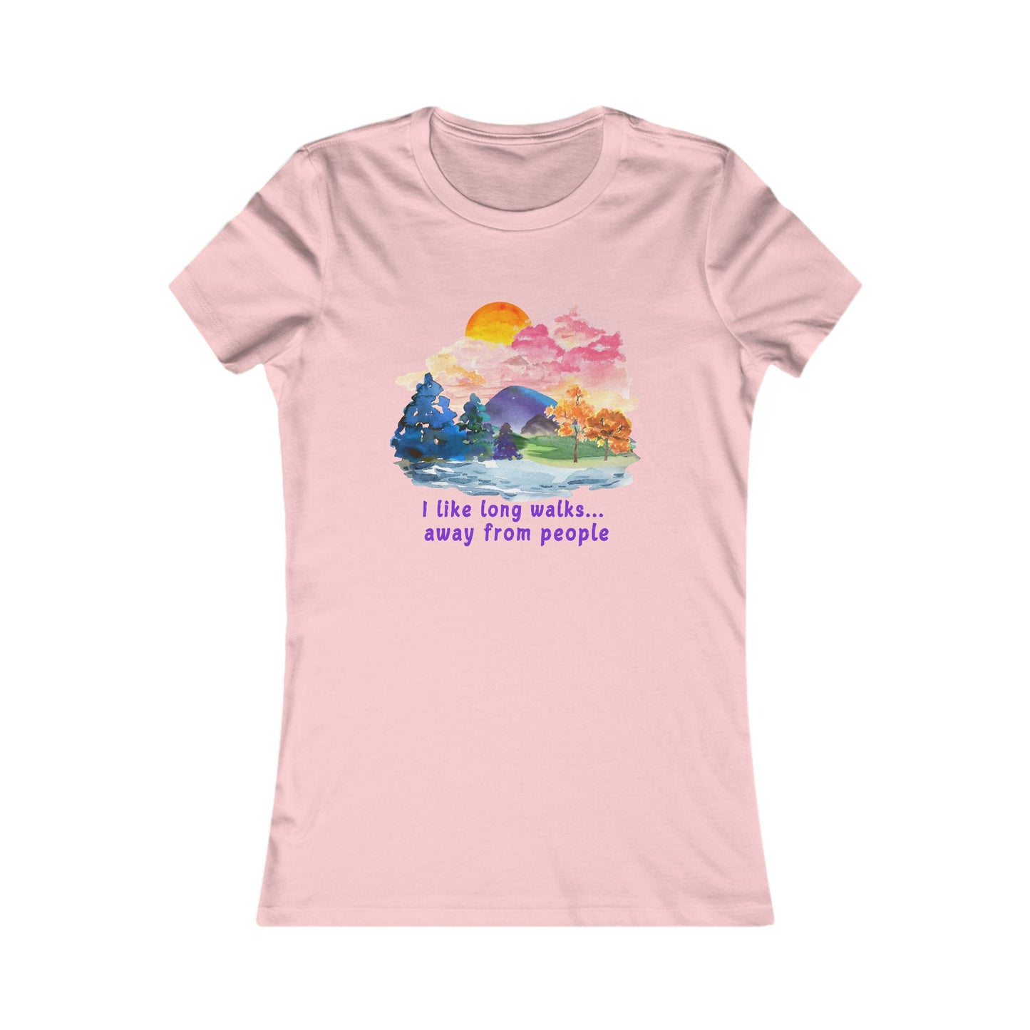 Long Walks Away From People - Women's Tee