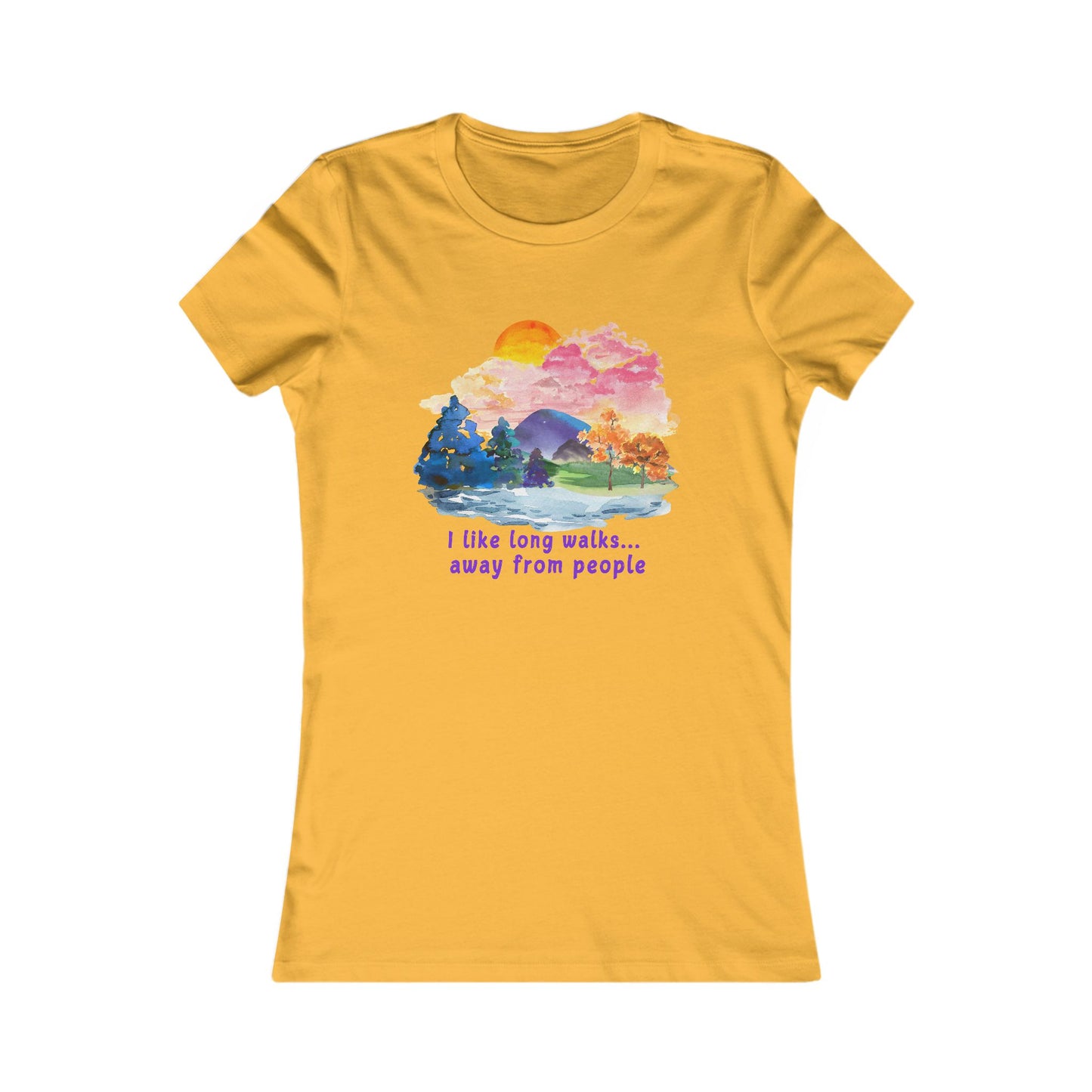Long Walks Away From People - Women's Tee