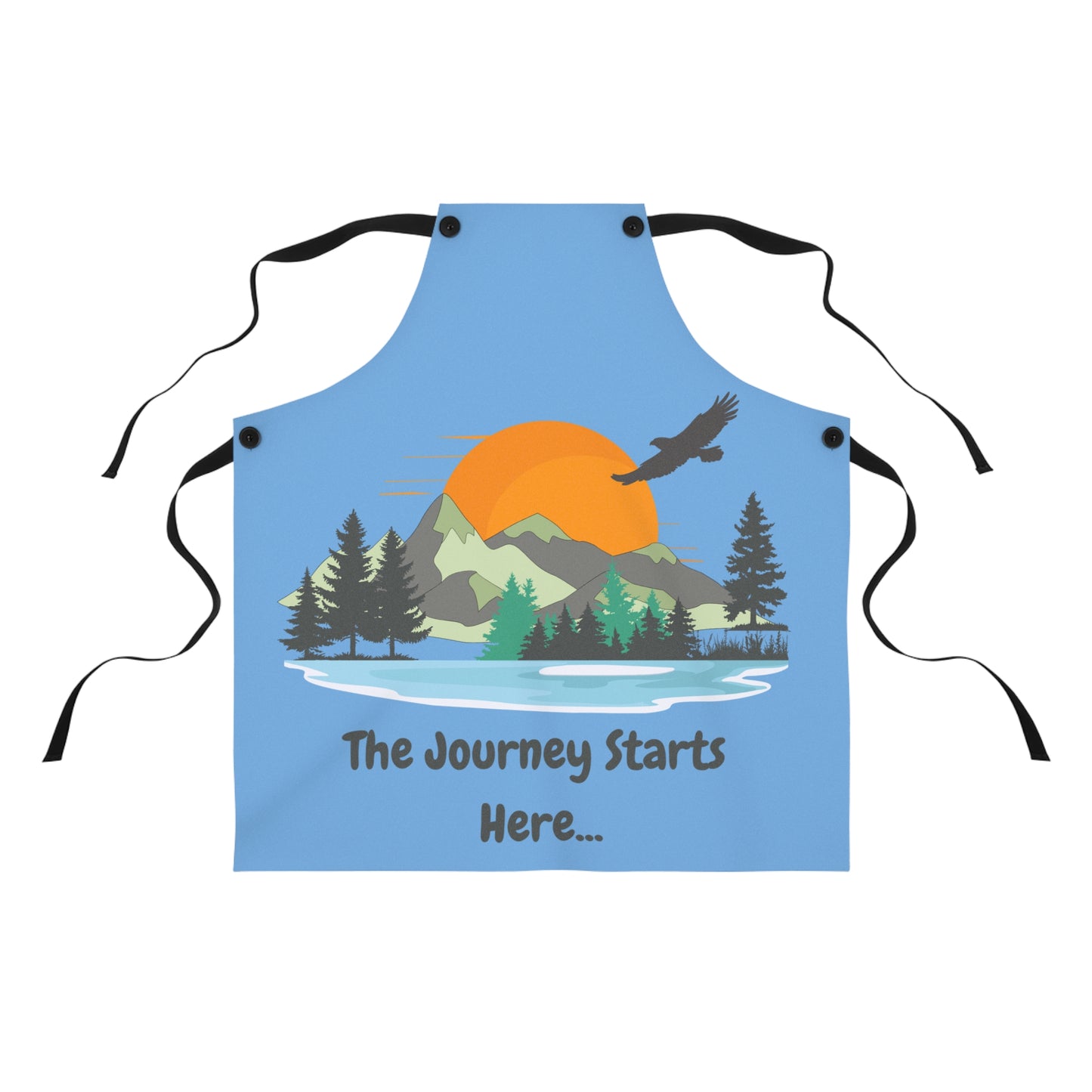 Journey Starts Here - Apron (AOP)