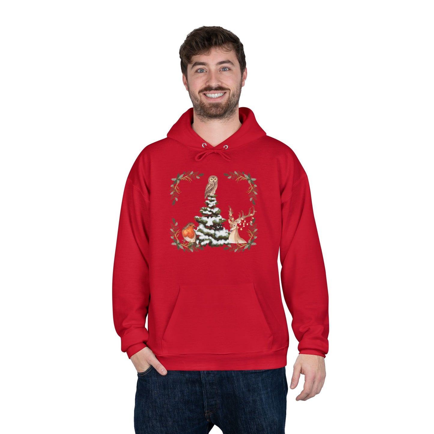 Winter Tree - Adult Unisex EcoSmart® Pullover Hoodie Sweatshirt