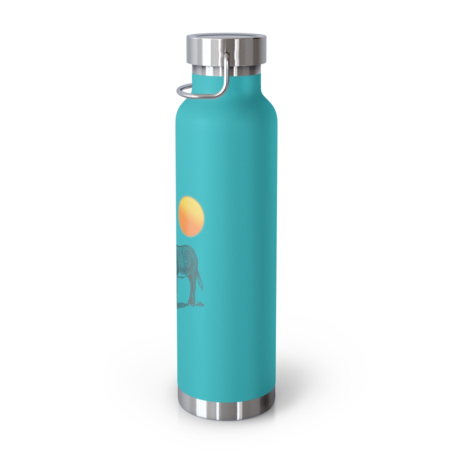 Desert Donkey - Copper Vacuum Insulated Bottle, 22oz
