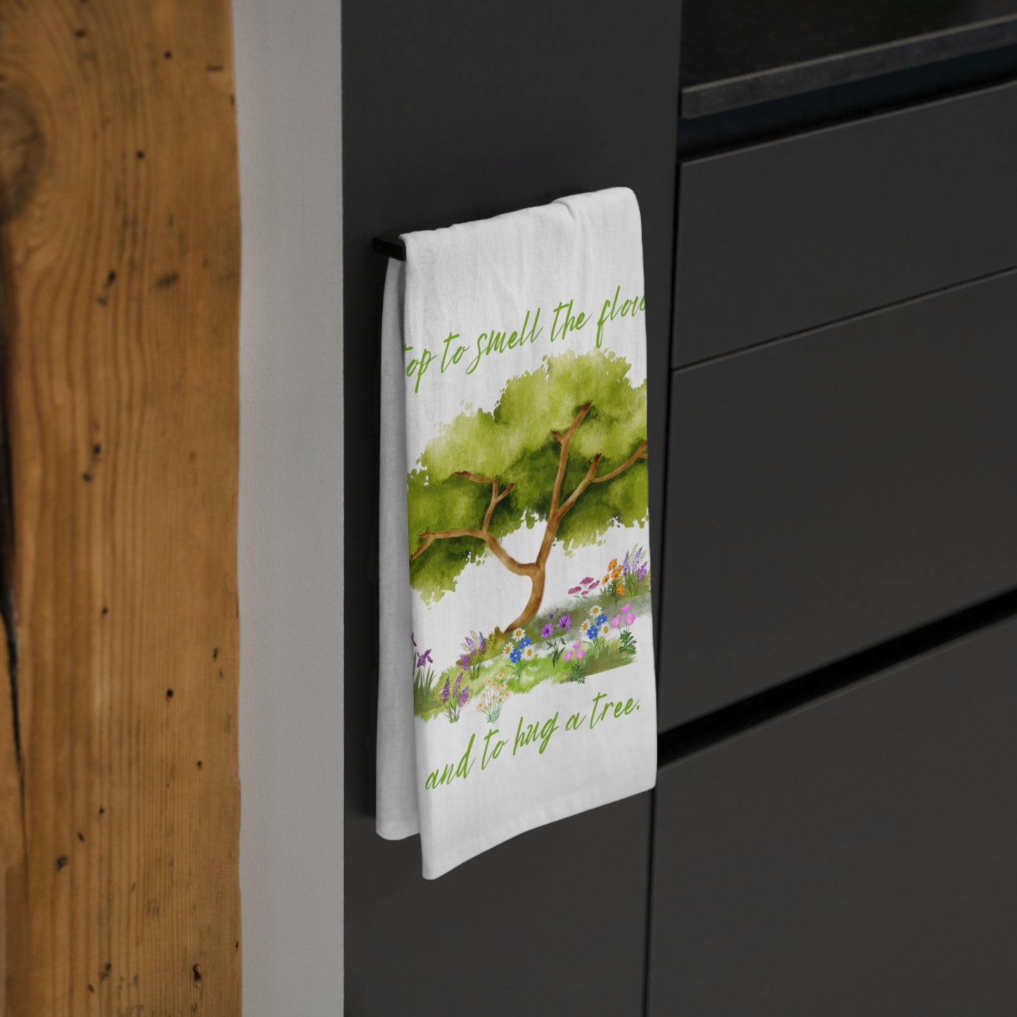 Hug A Tree - Tea Towel