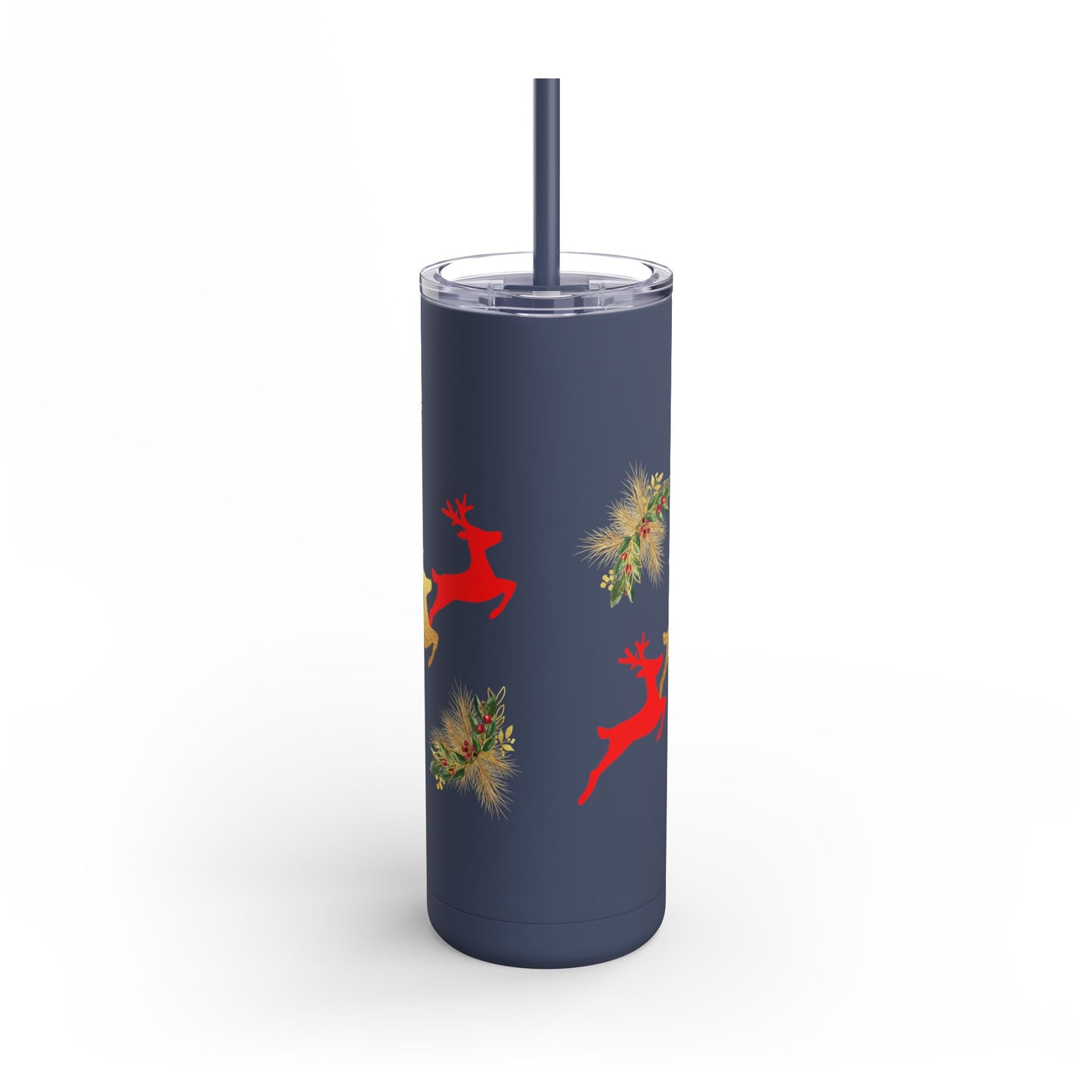Reindeer Fun - Maars Maker Skinny Matte Tumbler, 20oz