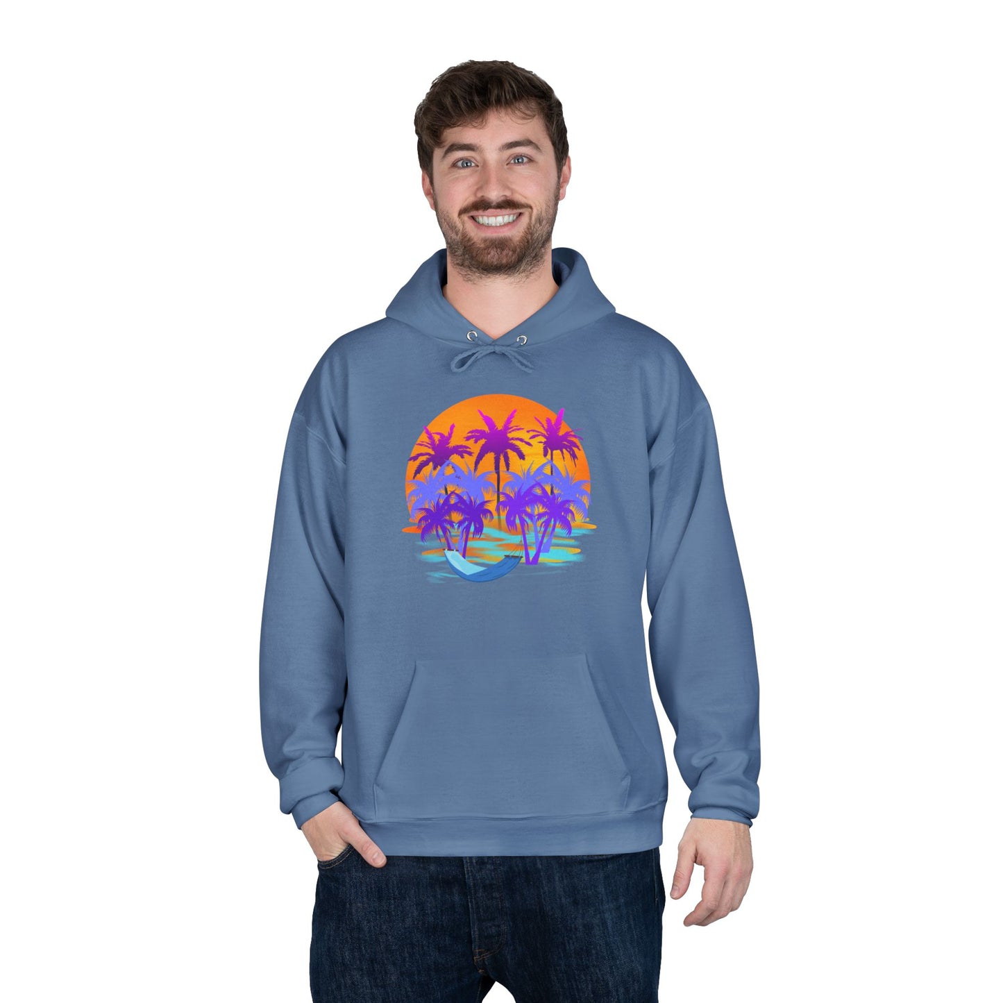 Tropical Paradise - Adult Unisex EcoSmart® Pullover Hoodie Sweatshirt