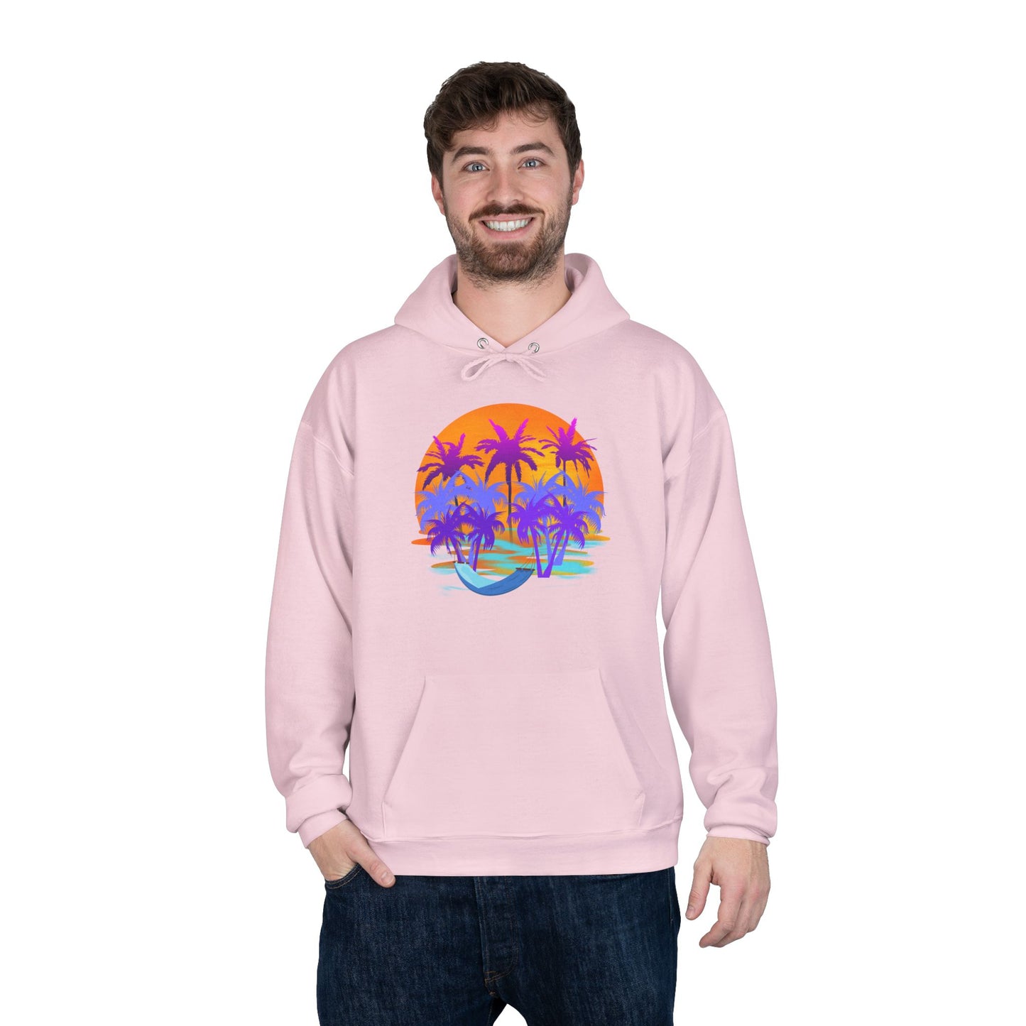 Tropical Paradise - Adult Unisex EcoSmart® Pullover Hoodie Sweatshirt