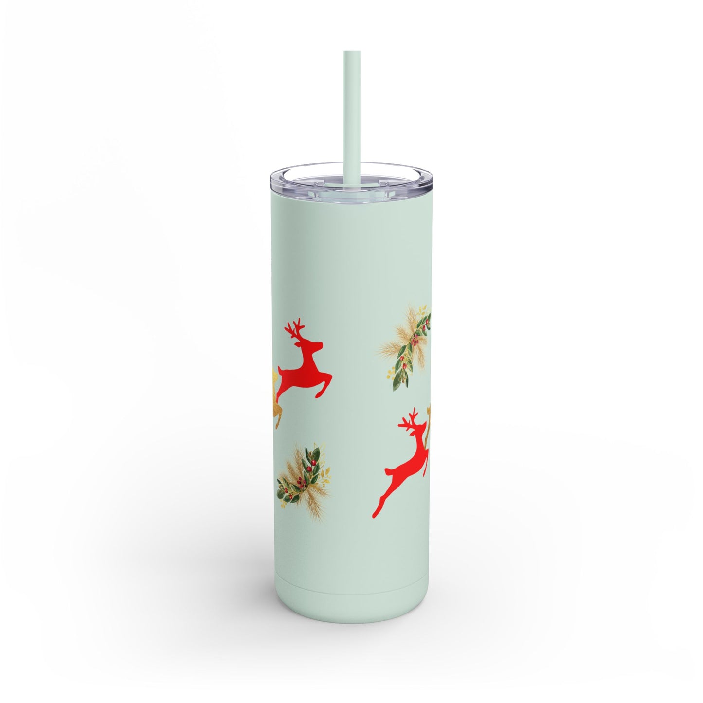 Reindeer Fun - Maars Maker Skinny Matte Tumbler, 20oz