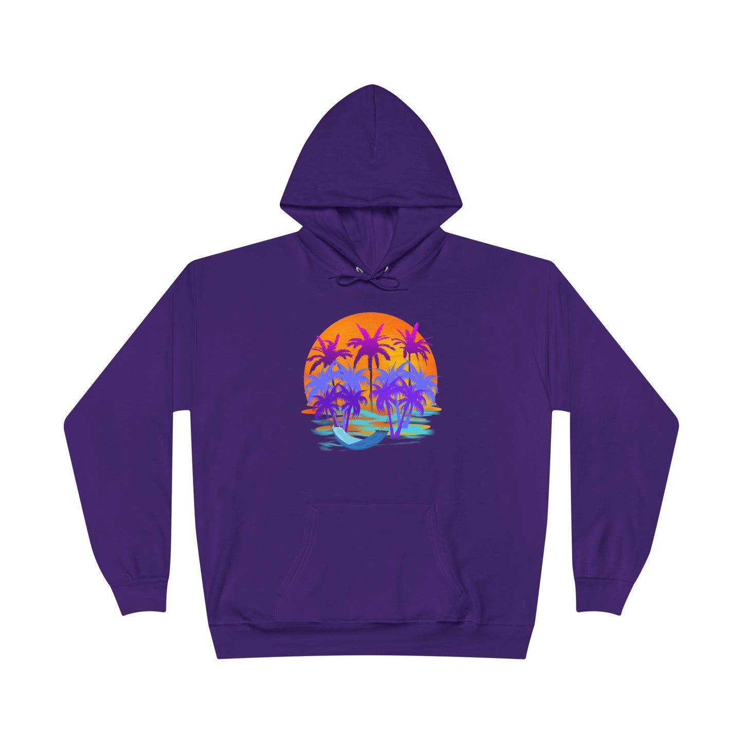 Tropical Paradise - Adult Unisex EcoSmart® Pullover Hoodie Sweatshirt