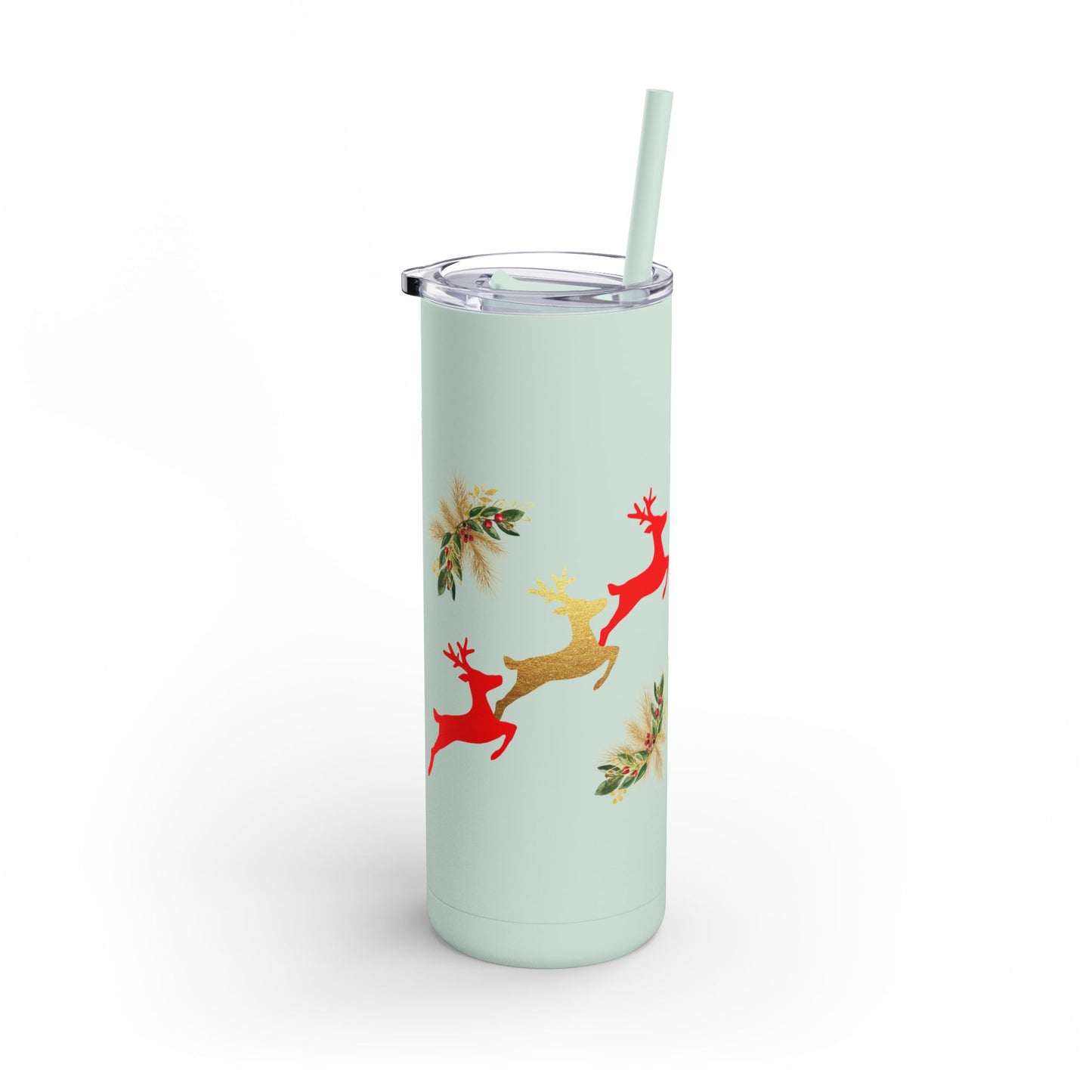 Reindeer Fun - Maars Maker Skinny Matte Tumbler, 20oz
