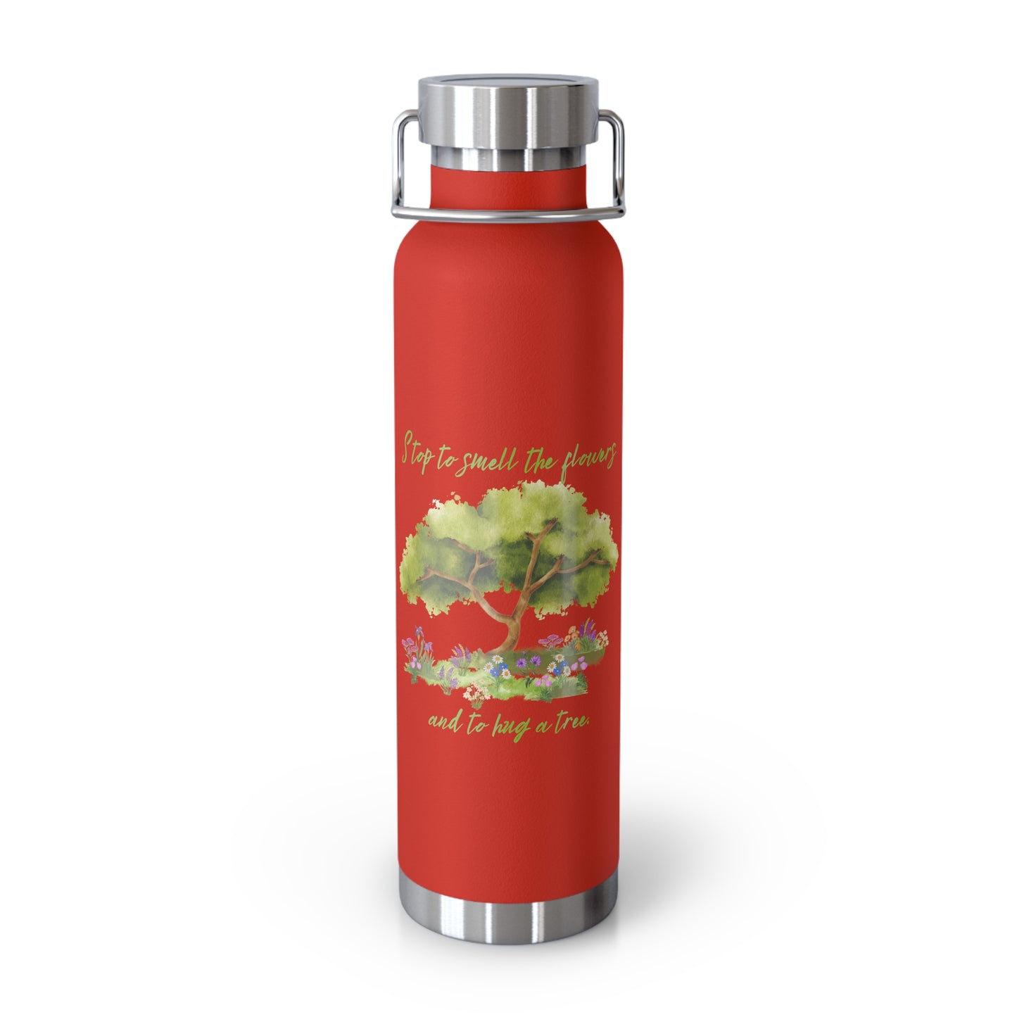 Hug A Tree - Copper Vacuum Insulated Bottle, 22oz