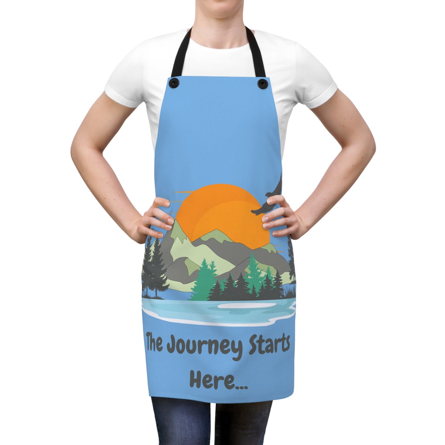Journey Starts Here - Apron (AOP)