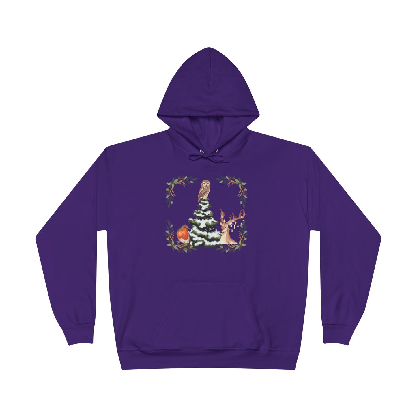 Winter Tree - Adult Unisex EcoSmart® Pullover Hoodie Sweatshirt