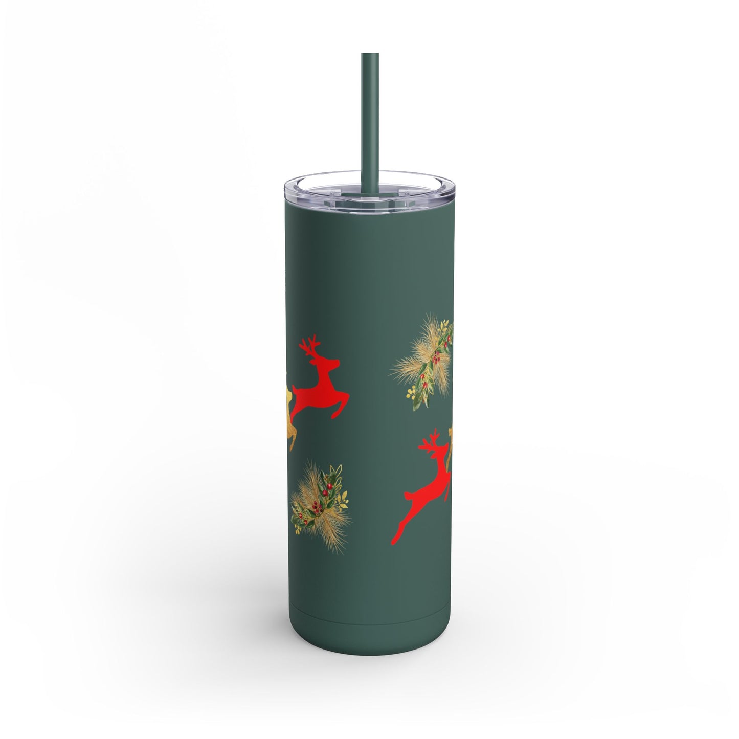 Reindeer Fun - Maars Maker Skinny Matte Tumbler, 20oz