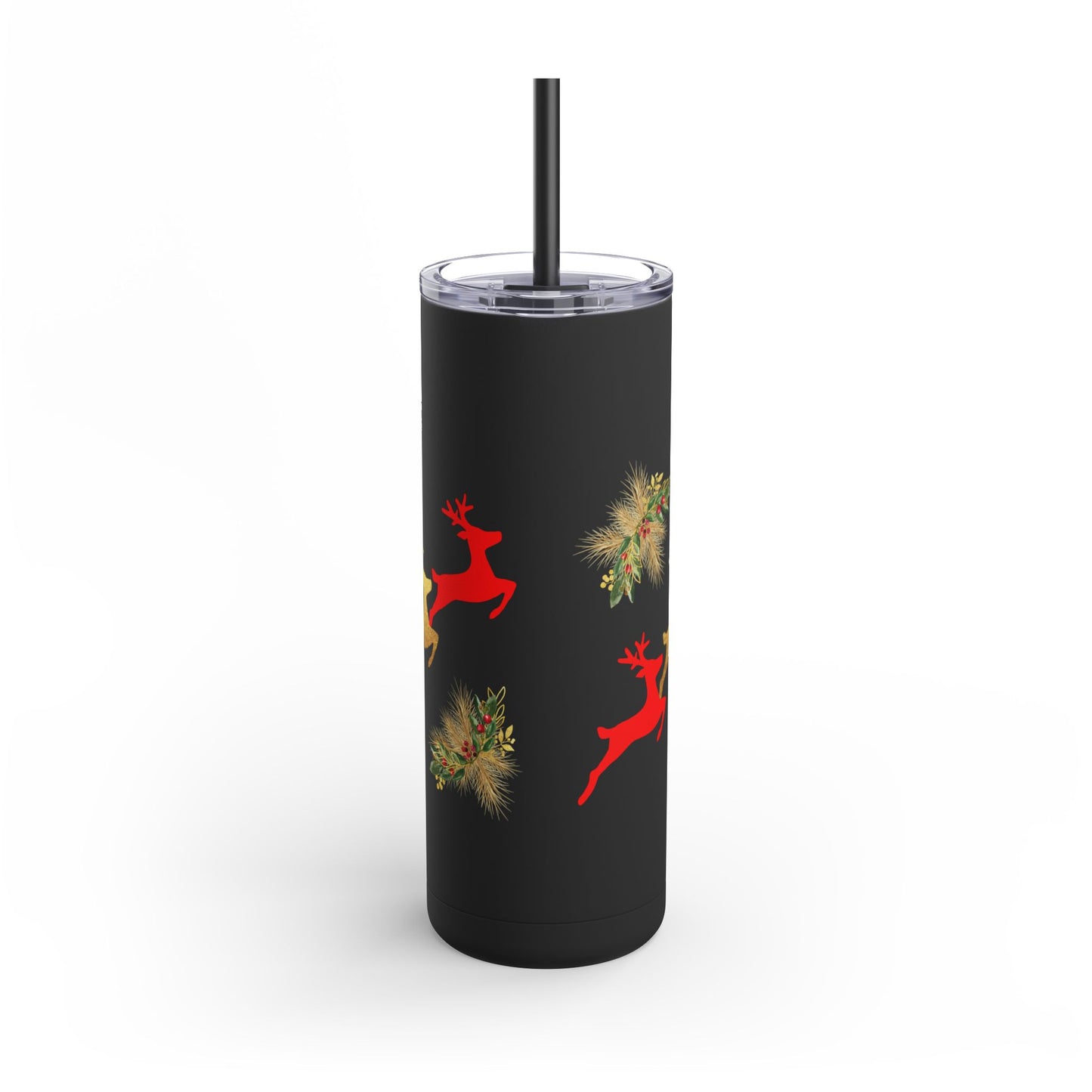 Reindeer Fun - Maars Maker Skinny Matte Tumbler, 20oz