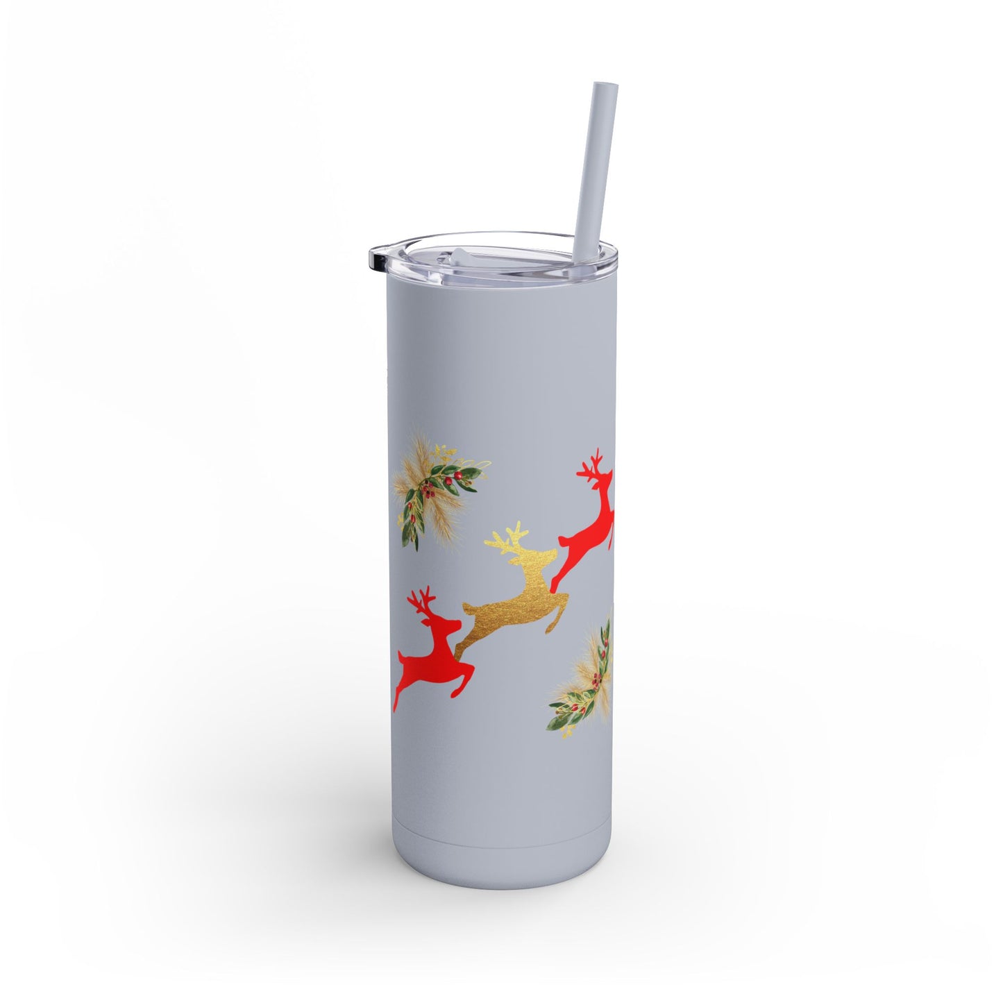 Reindeer Fun - Maars Maker Skinny Matte Tumbler, 20oz