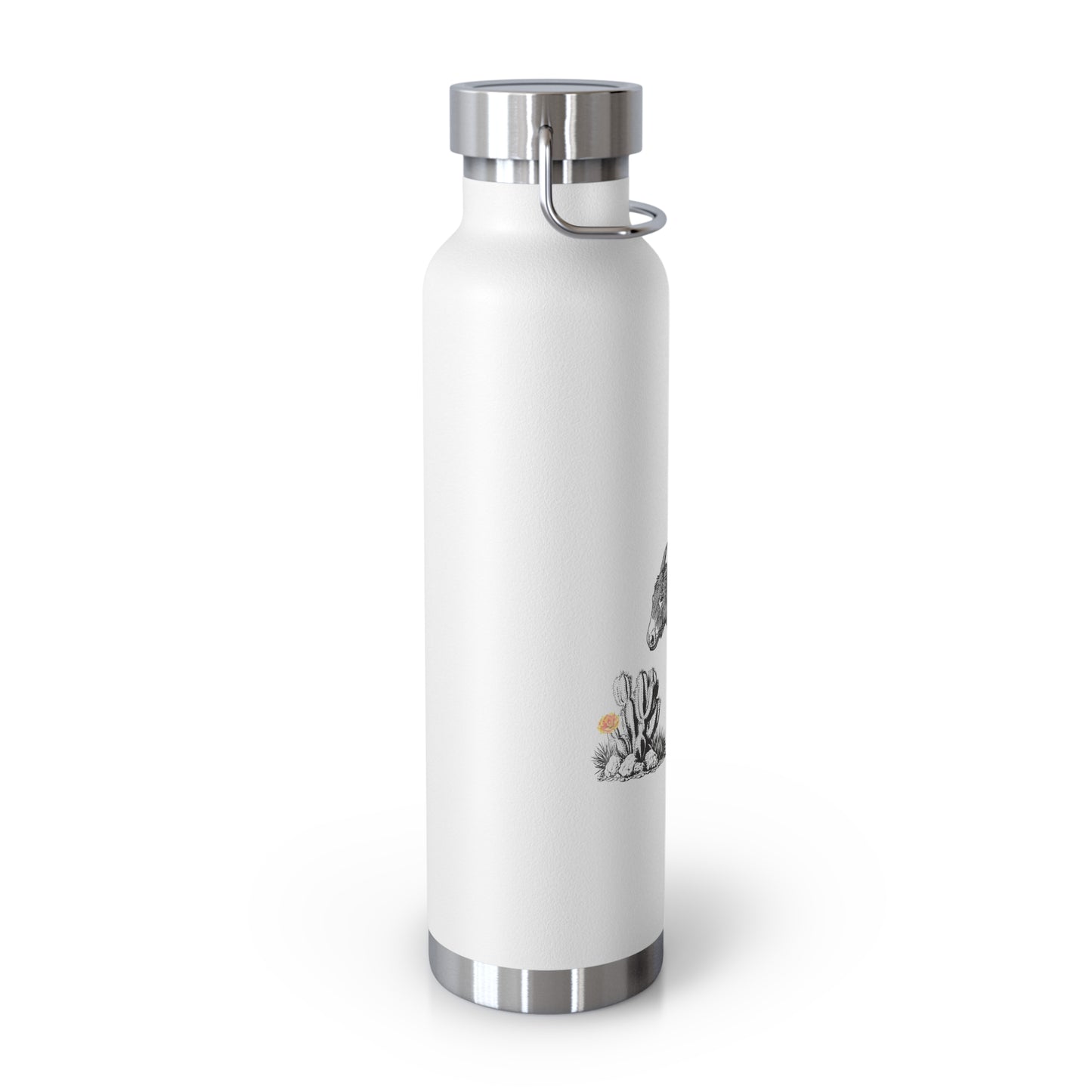 Desert Donkey - Copper Vacuum Insulated Bottle, 22oz