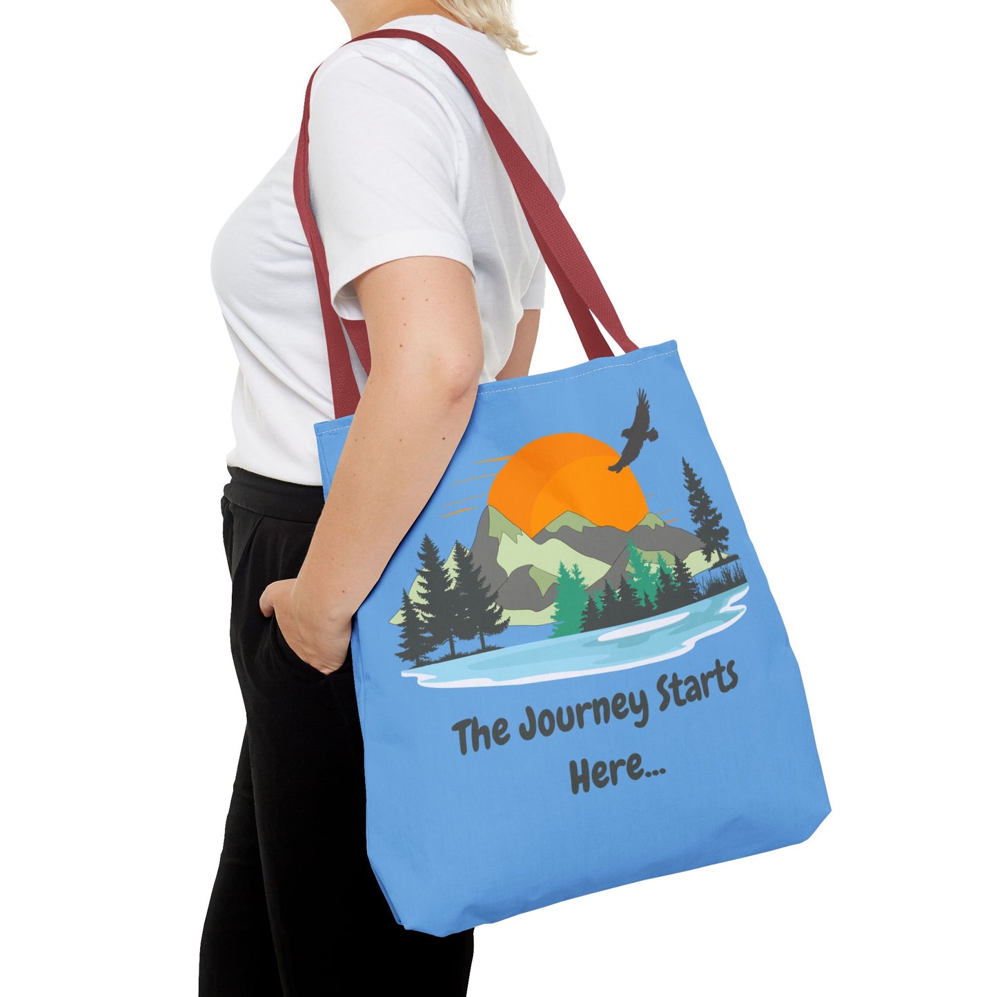 Journey Starts Here - Tote Bag (AOP)