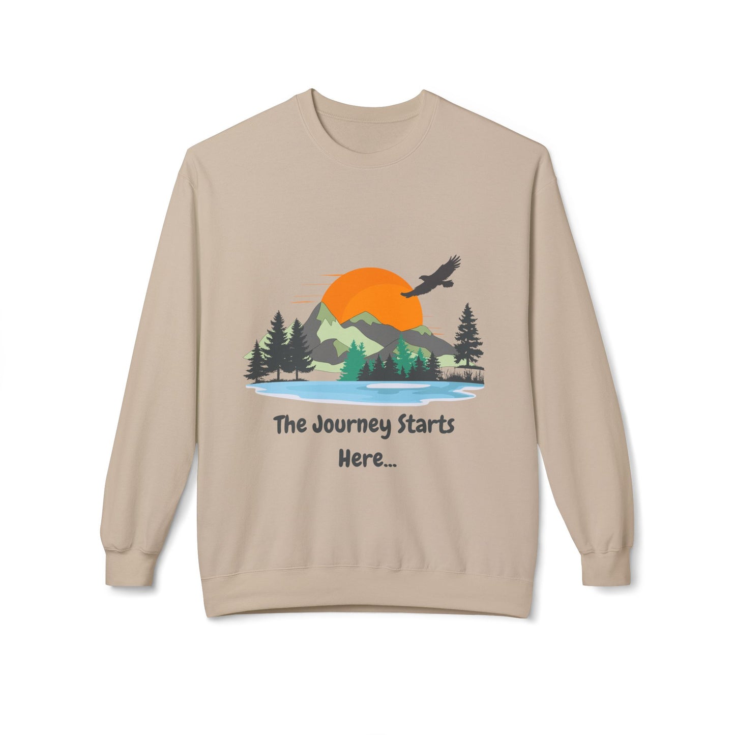 Journey Starts Here - Adult Unisex Sweatshirt