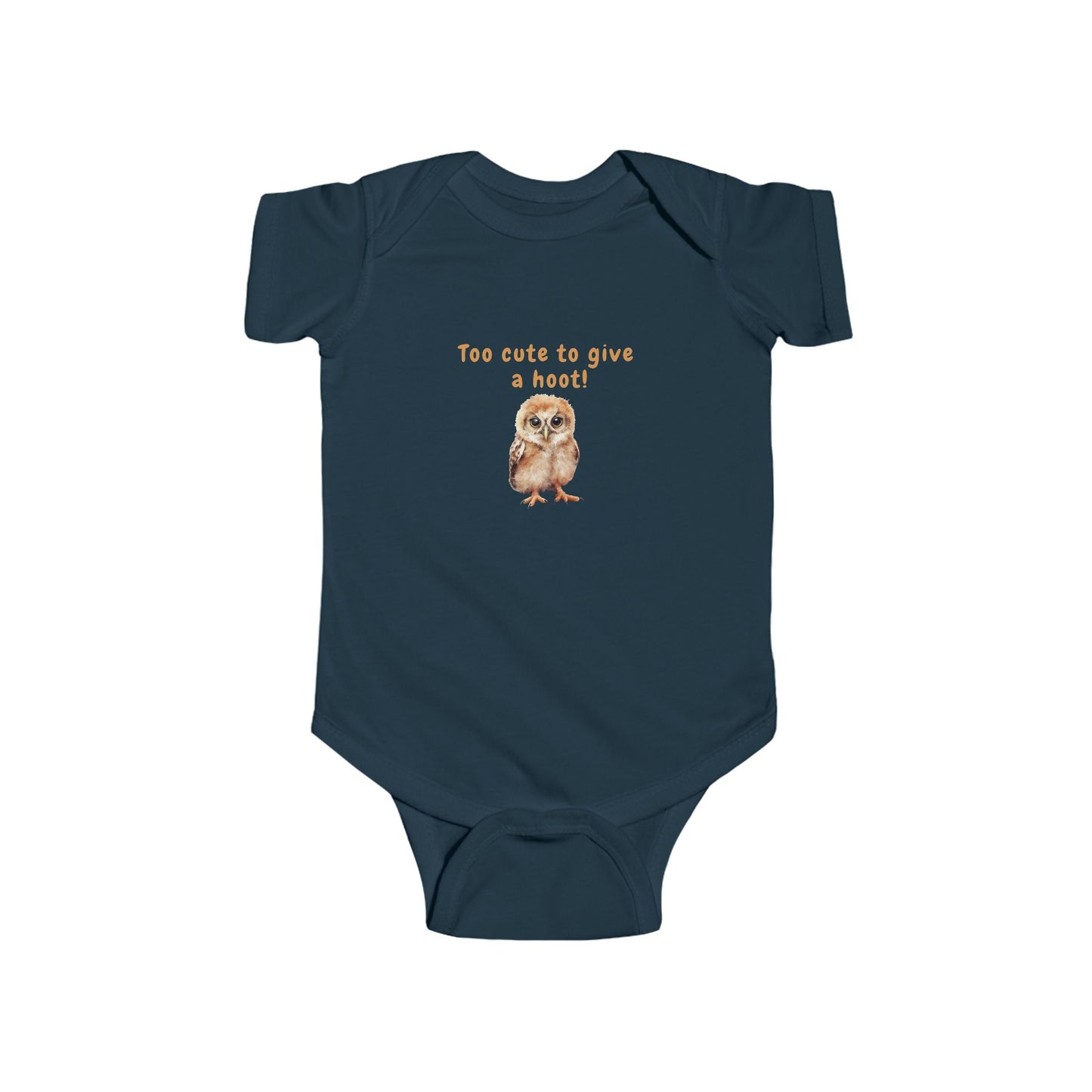 Too Cute to Give a Hoot - Infant Bodysuit - Adorable Owl