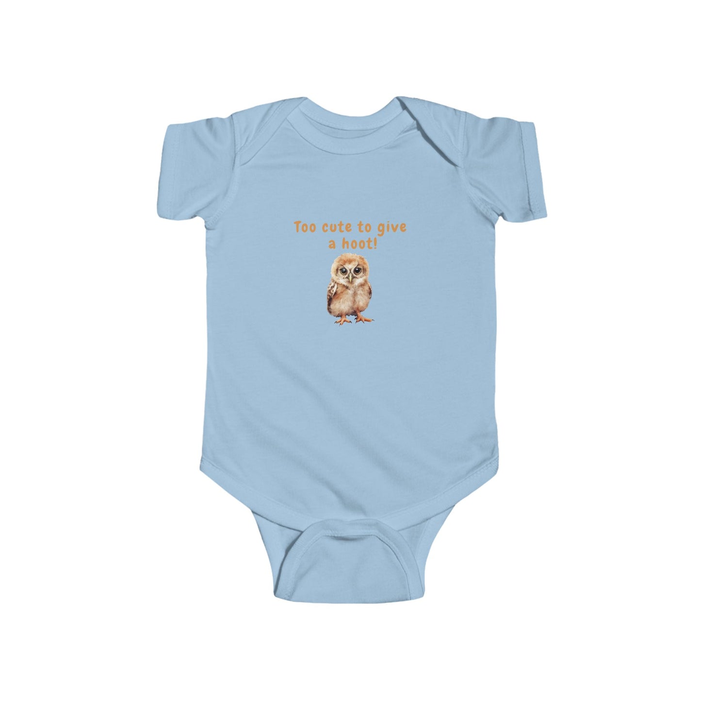 Too Cute to Give a Hoot - Infant Bodysuit - Adorable Owl