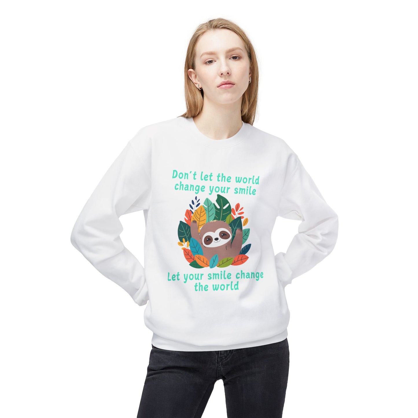 Sloth Smile - Adult Unisex Sweatshirt