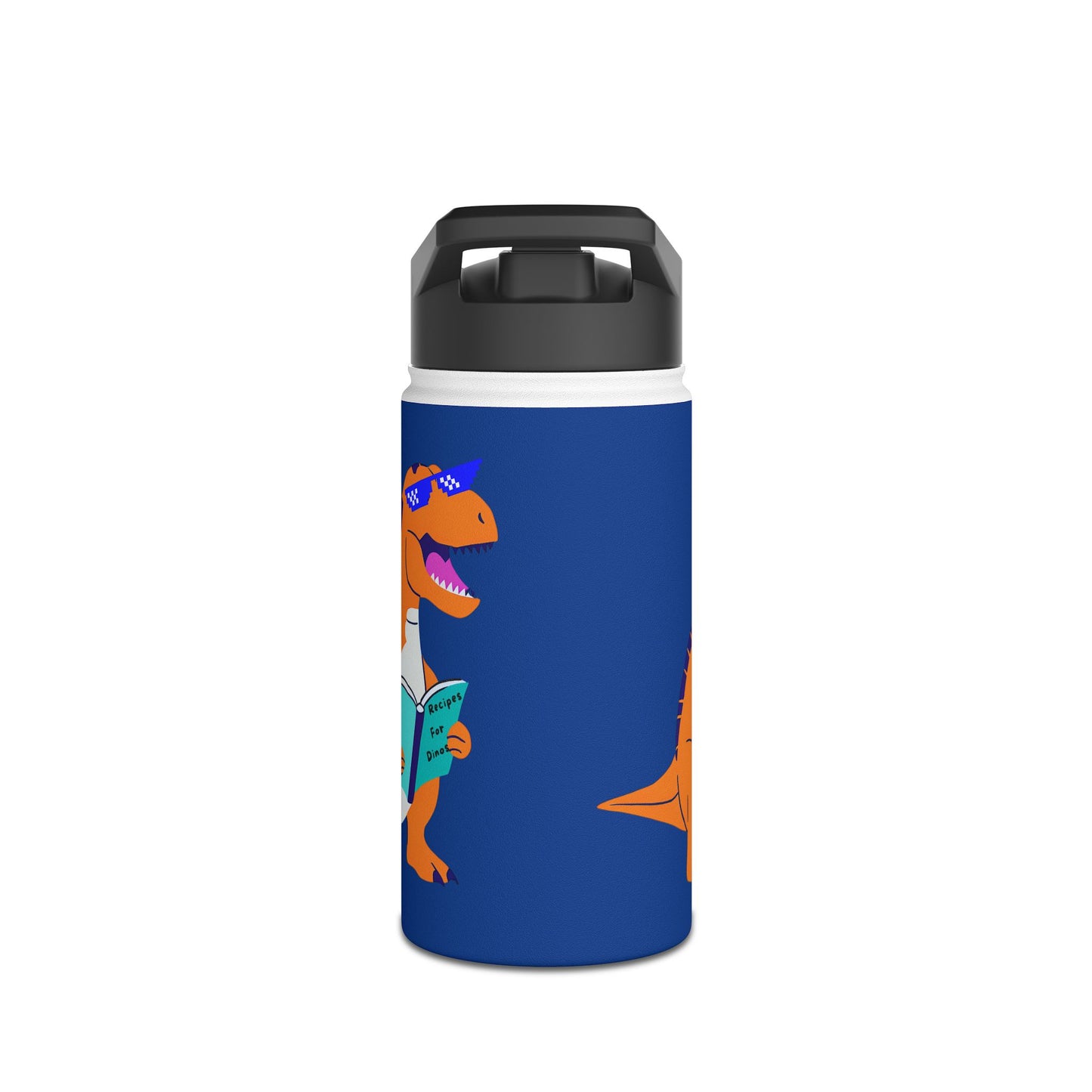 Retro T-Rex - Kids Stainless Steel Water Bottle